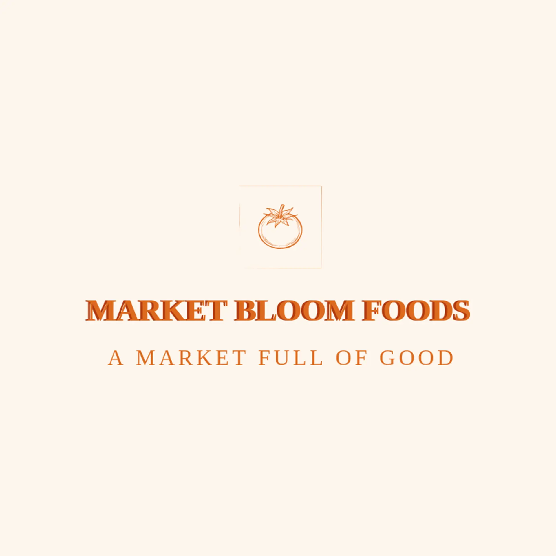 Market Bloom Foods logo for grocery
