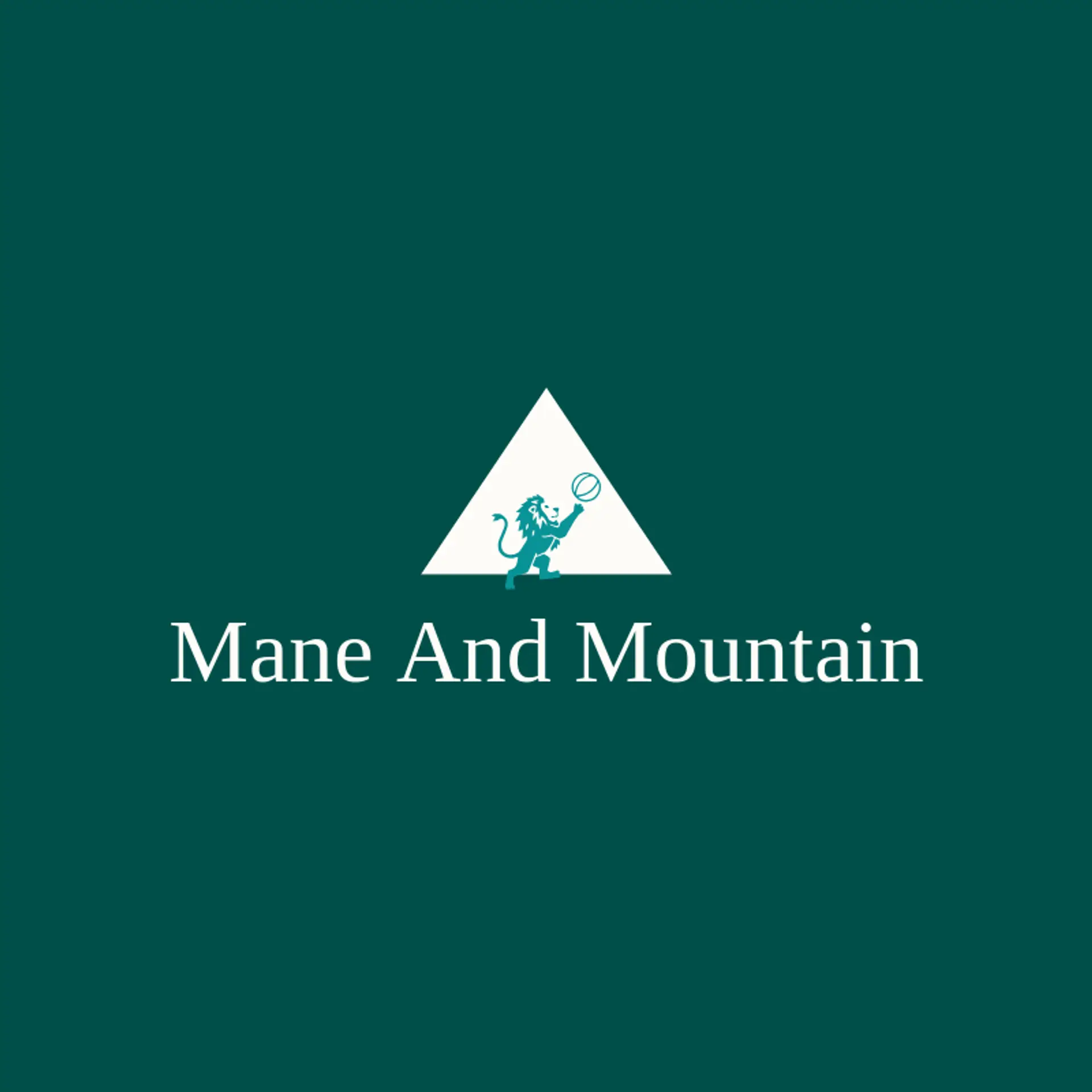 Mane and Mountain logo for lion king