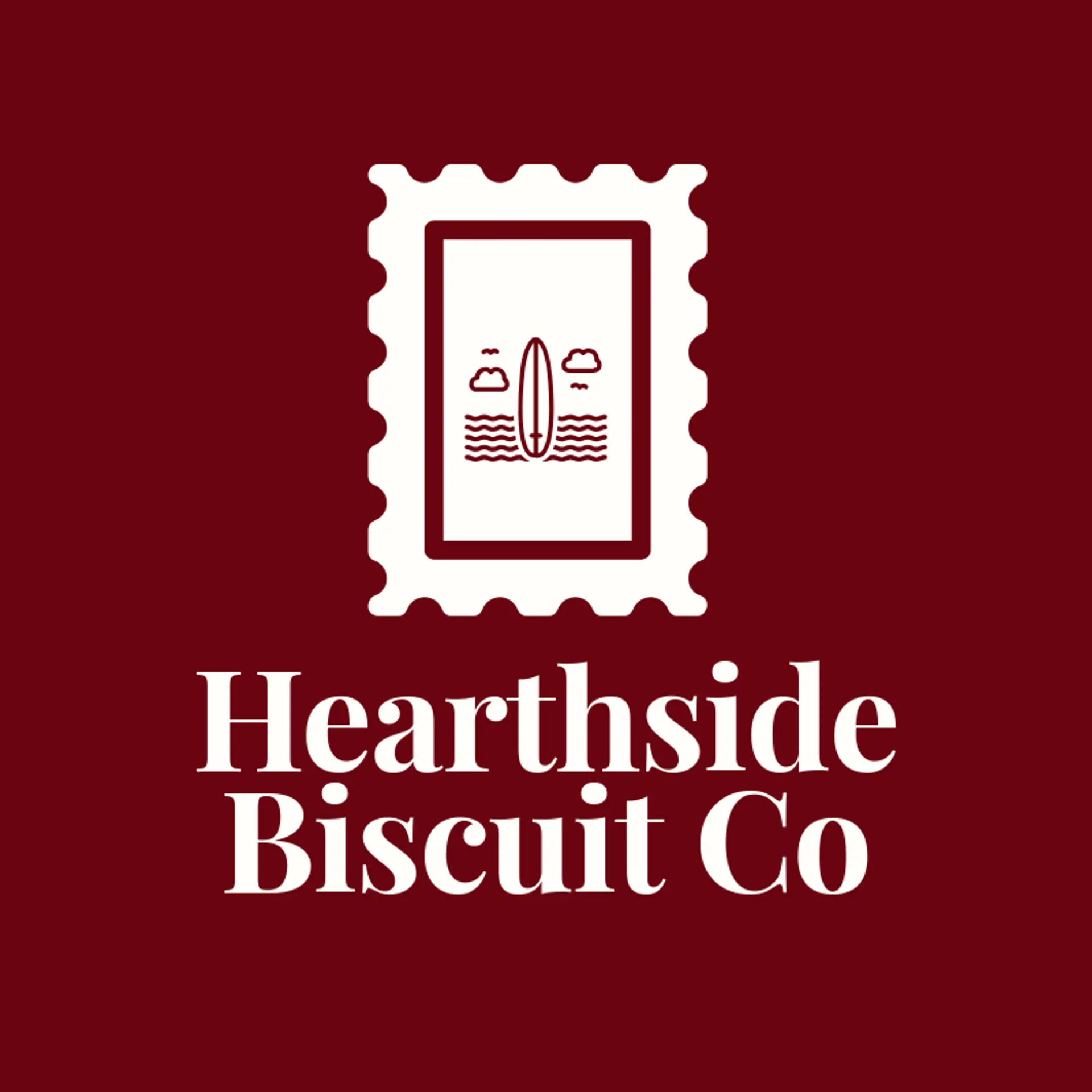 Hearthside Biscuit Co logo for southern