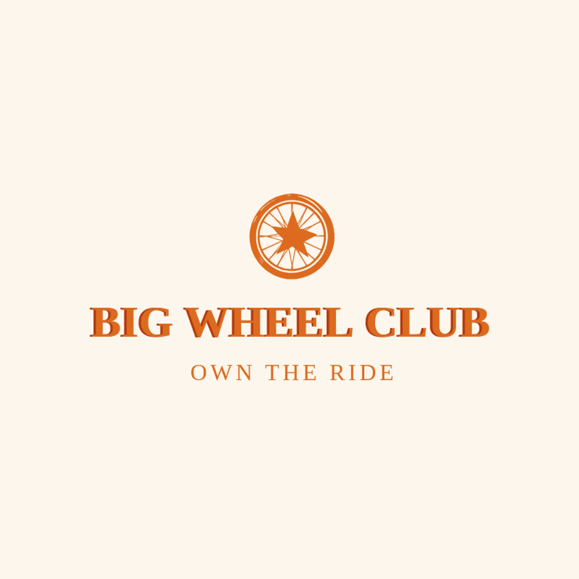 Big Wheel Club logo for bike