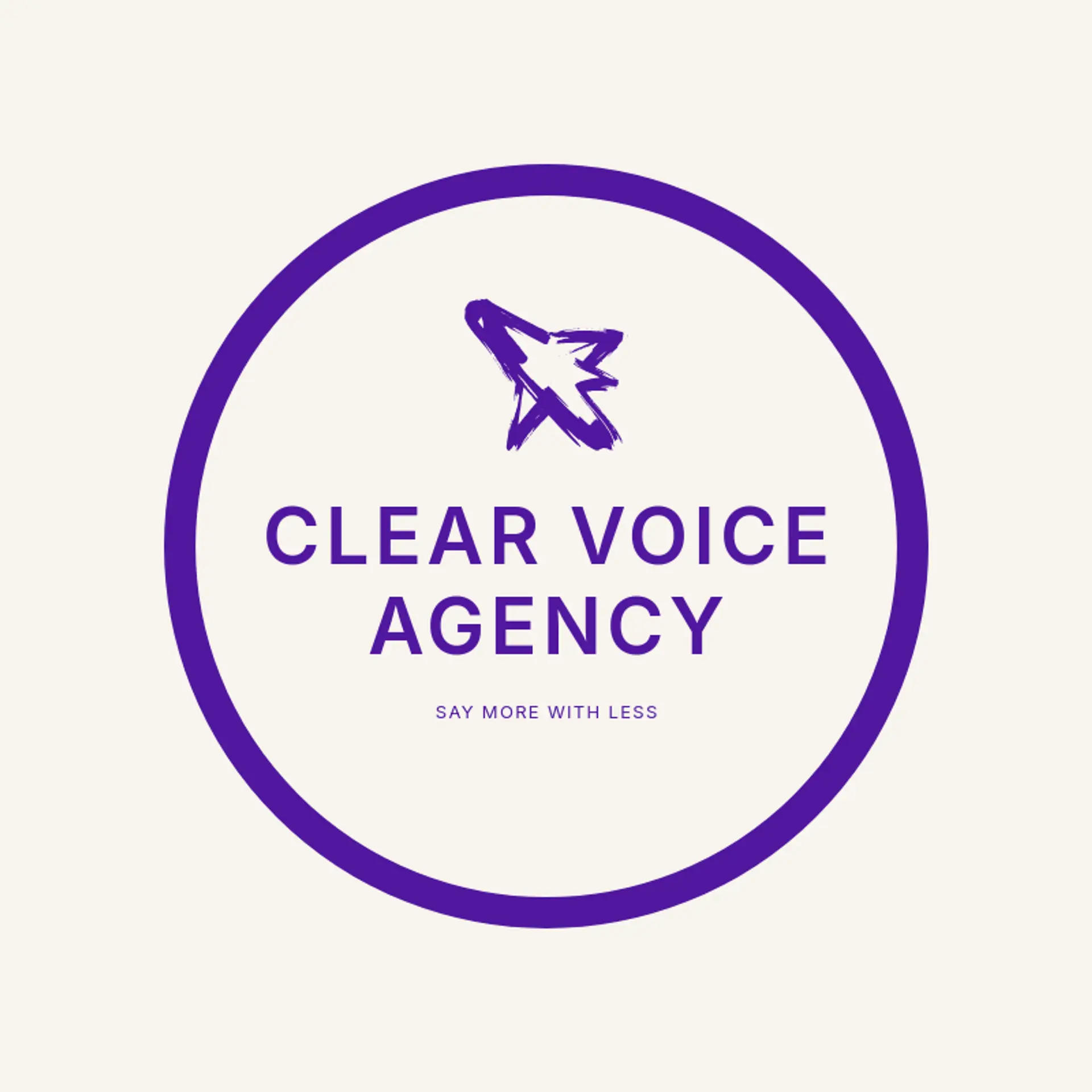 Clear Voice Agency logo for marketing
