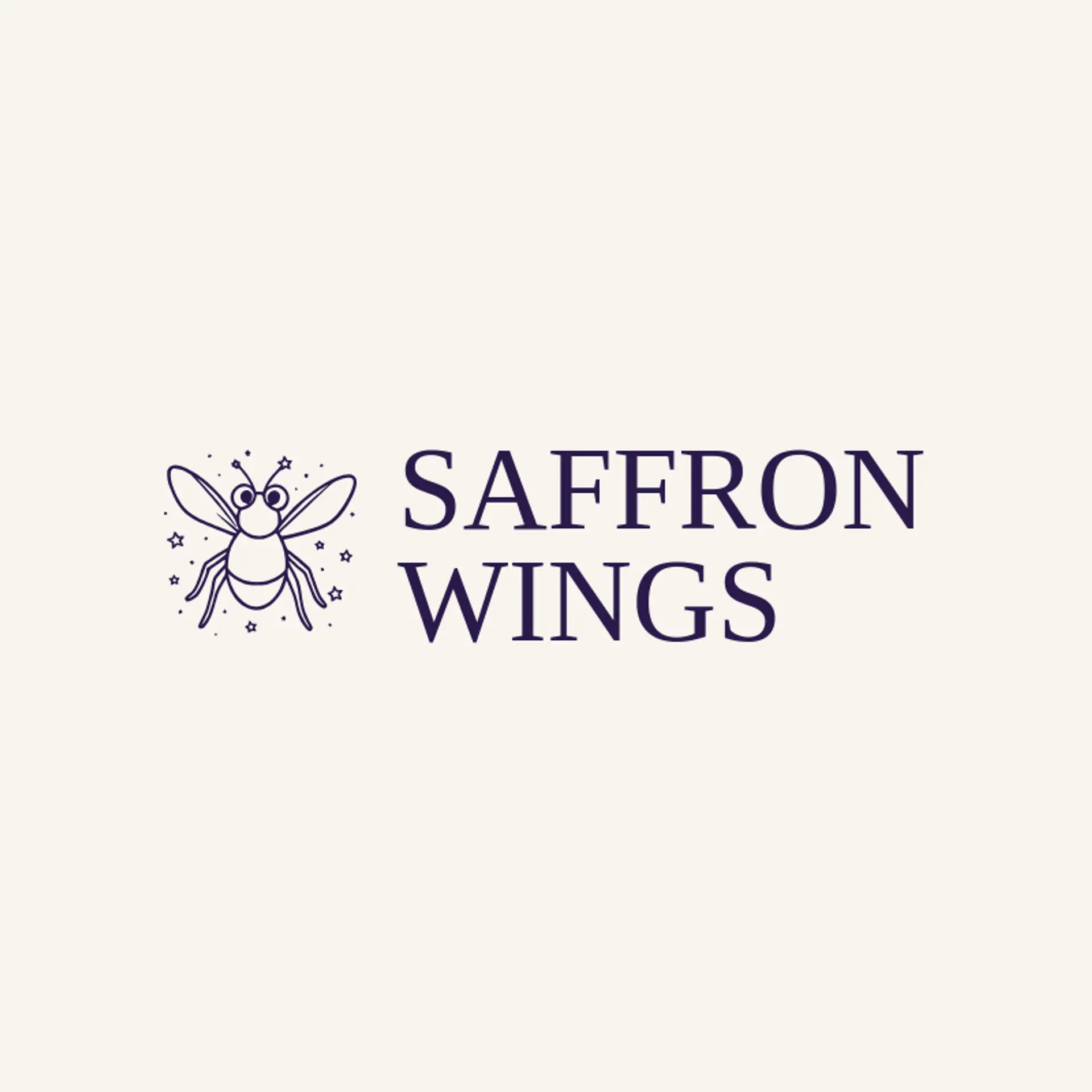 Saffron Wings logo for wasp