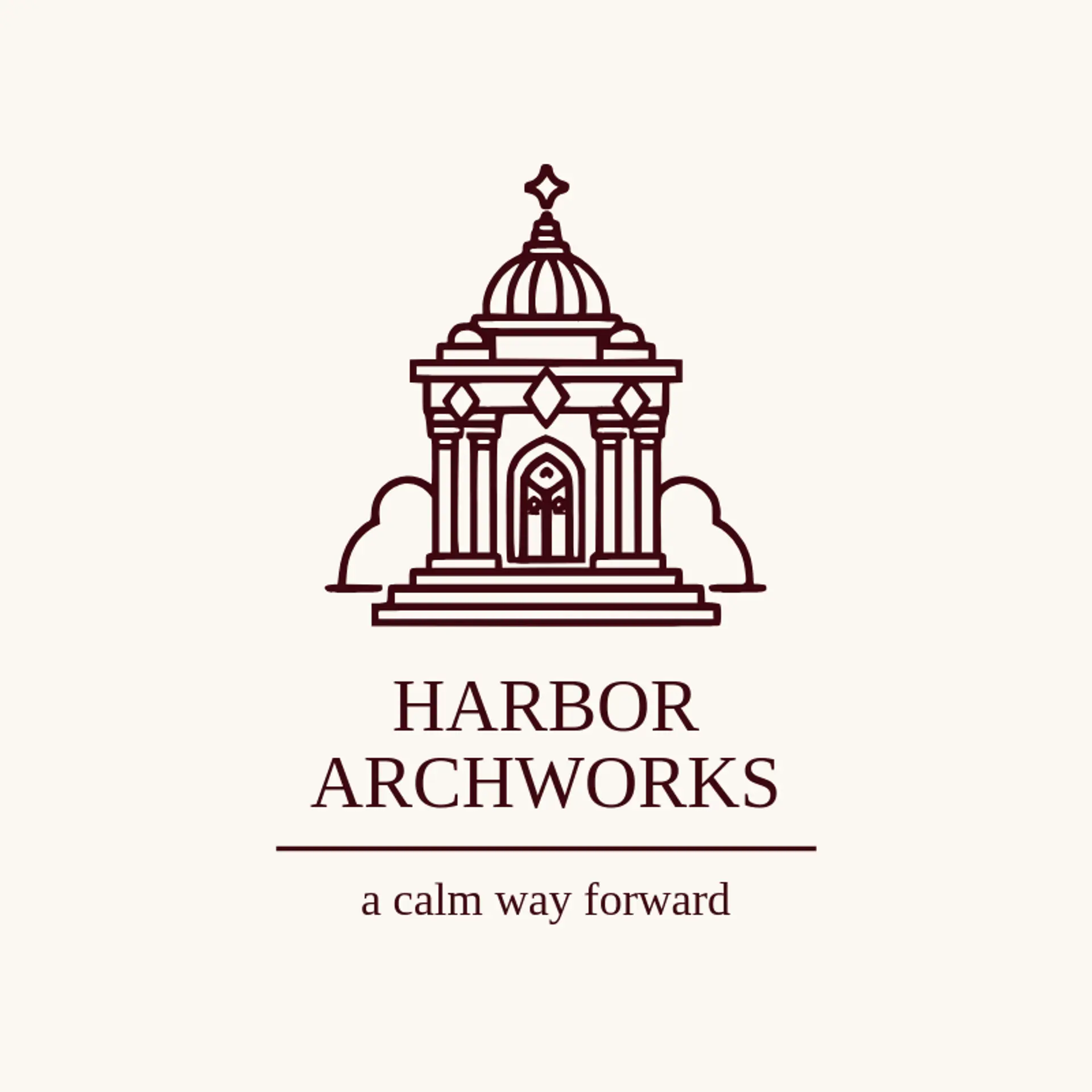 Harbor Archworks logo for arch