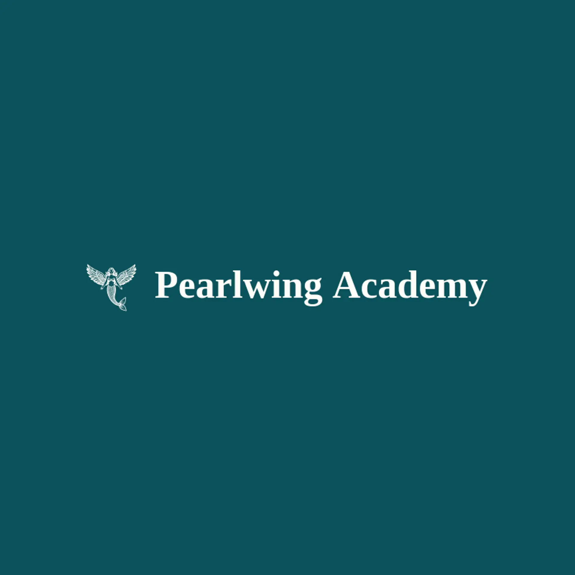 Pearlwing Academy logo for mermaid