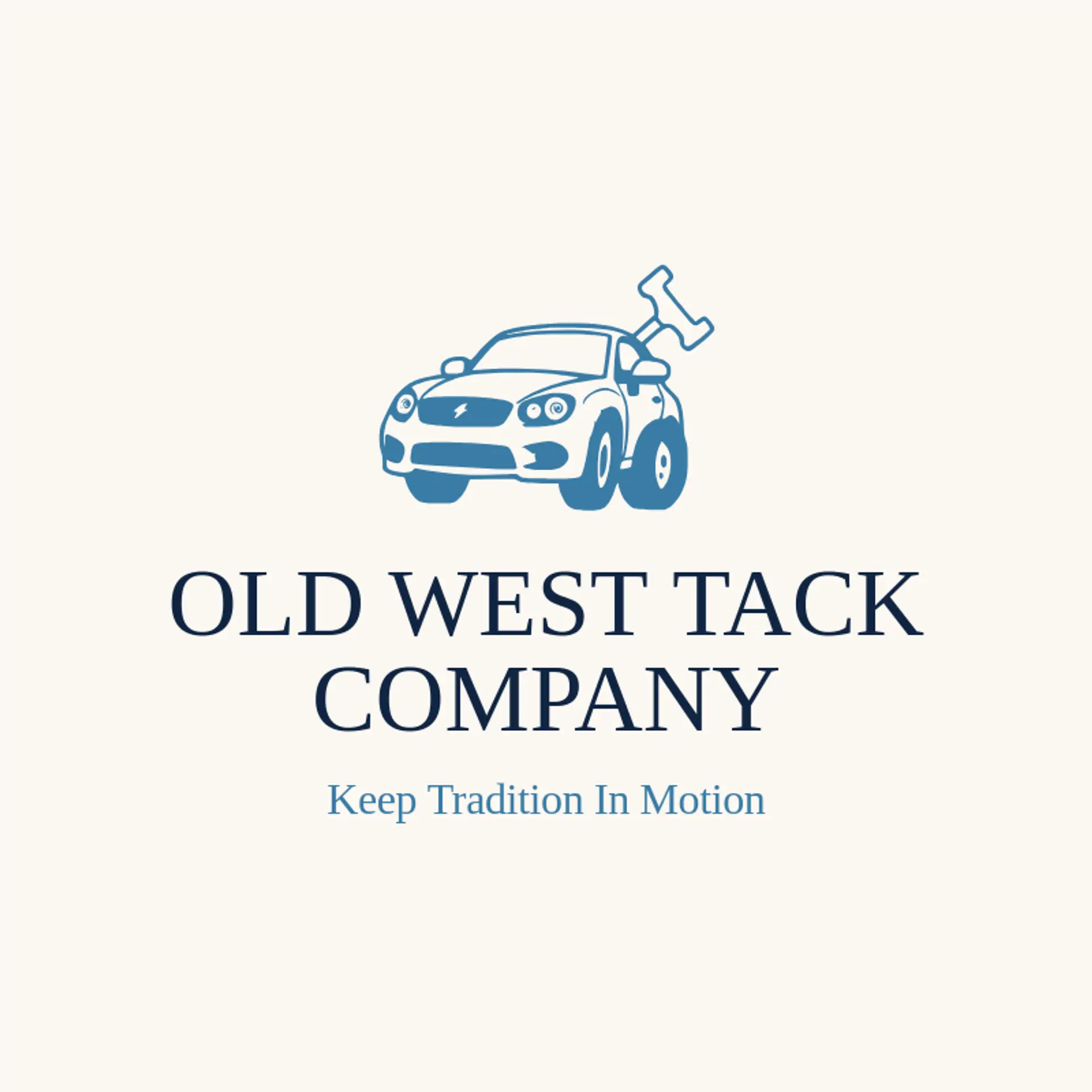 Old West Tack Company logo for wrangler
