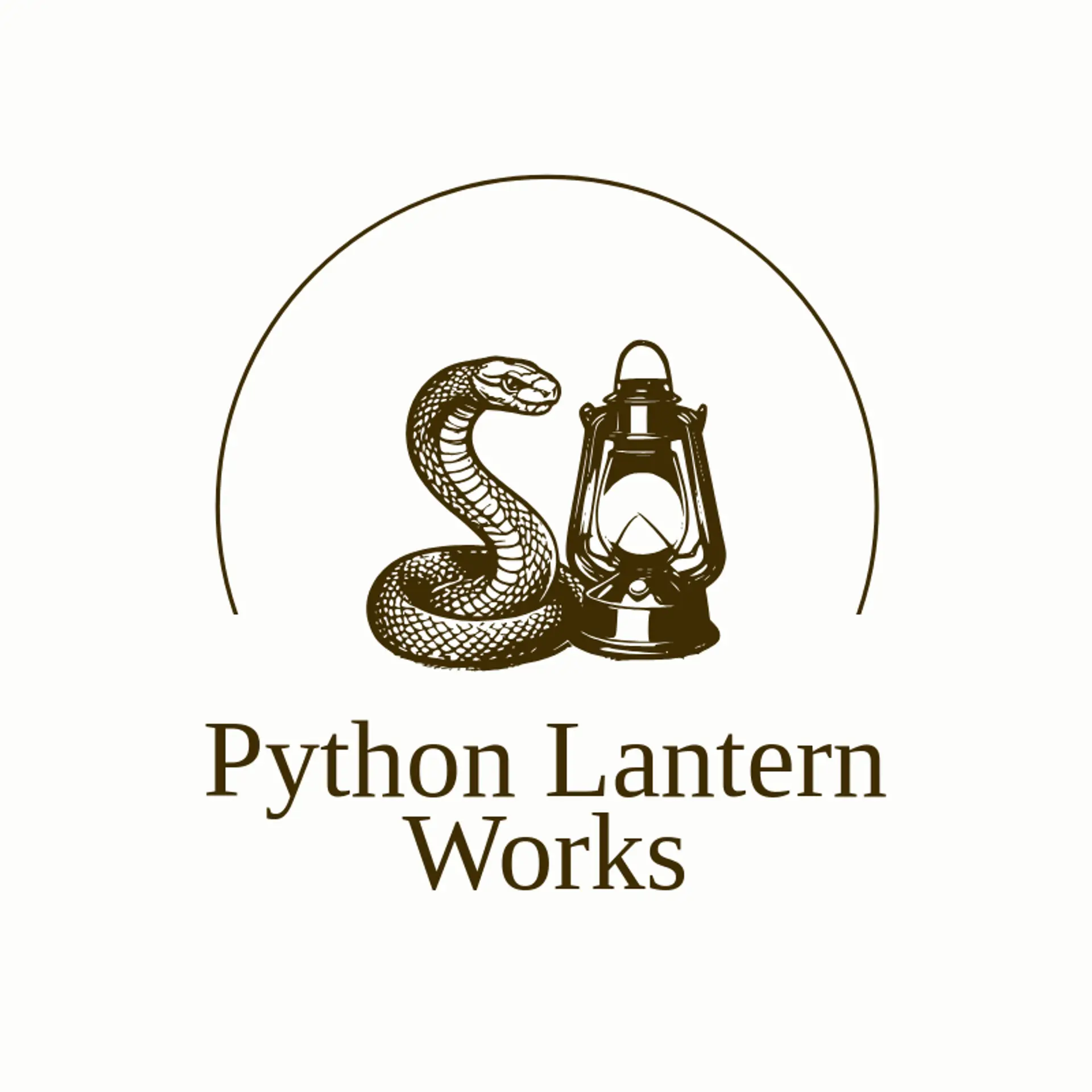 Python Lantern Works logo for python