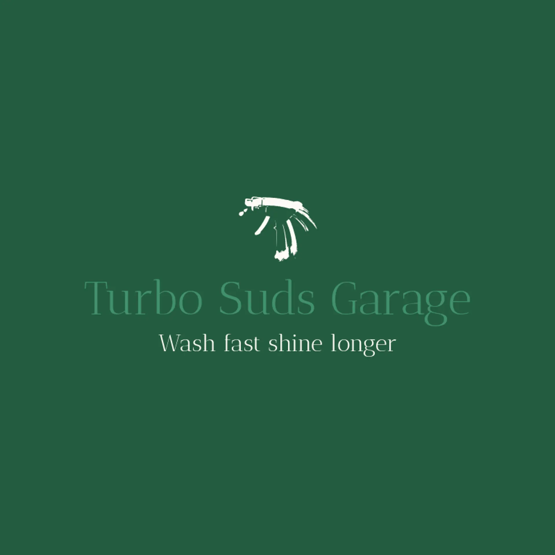 Turbo Suds Garage logo for car wash