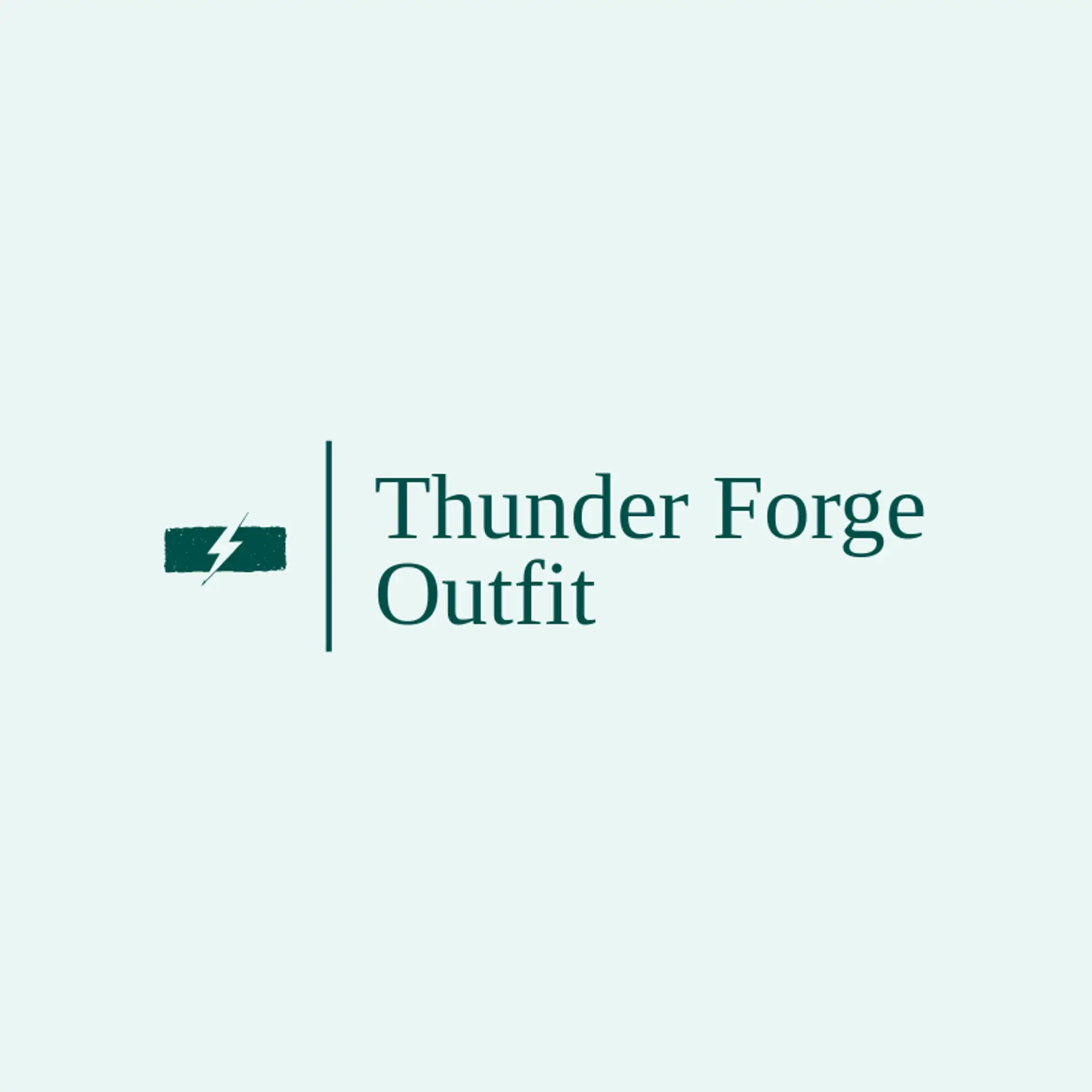 Thunder Forge Outfit logo for thunder