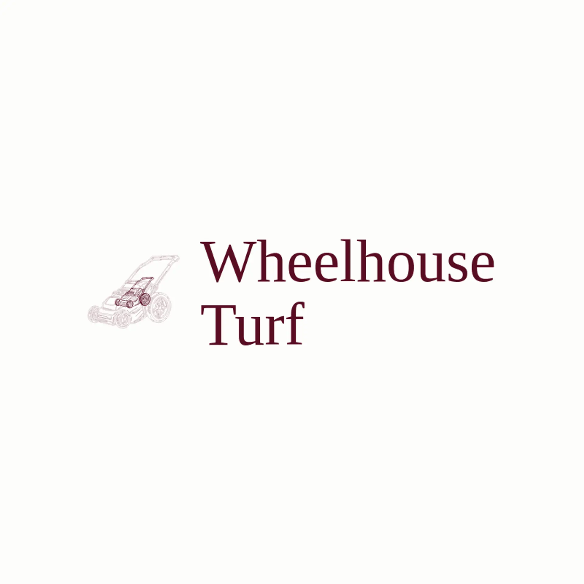 Wheelhouse Turf logo for lawn mower