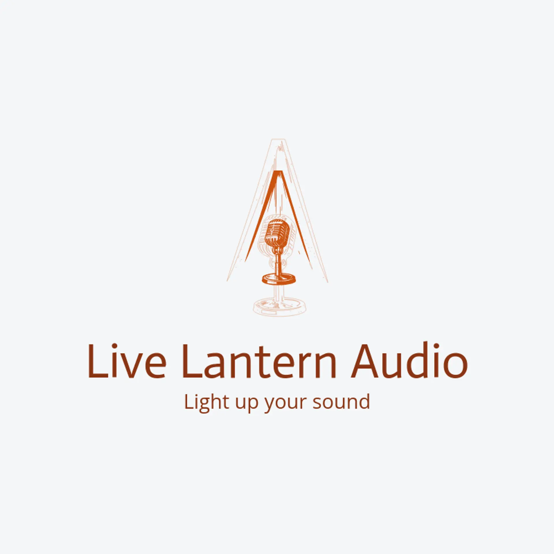 Live Lantern Audio logo for microphone