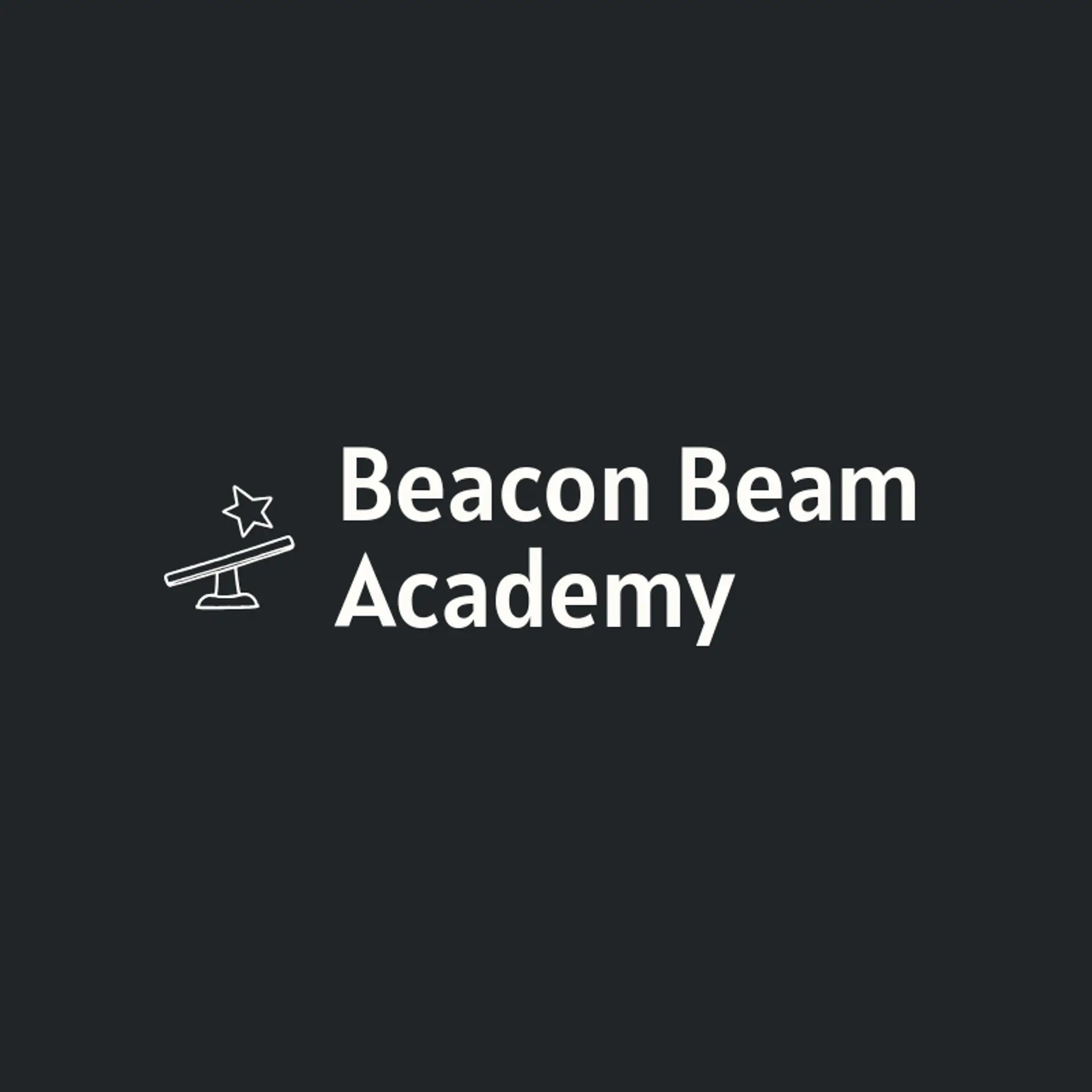 Beacon Beam Academy logo for gymnastics