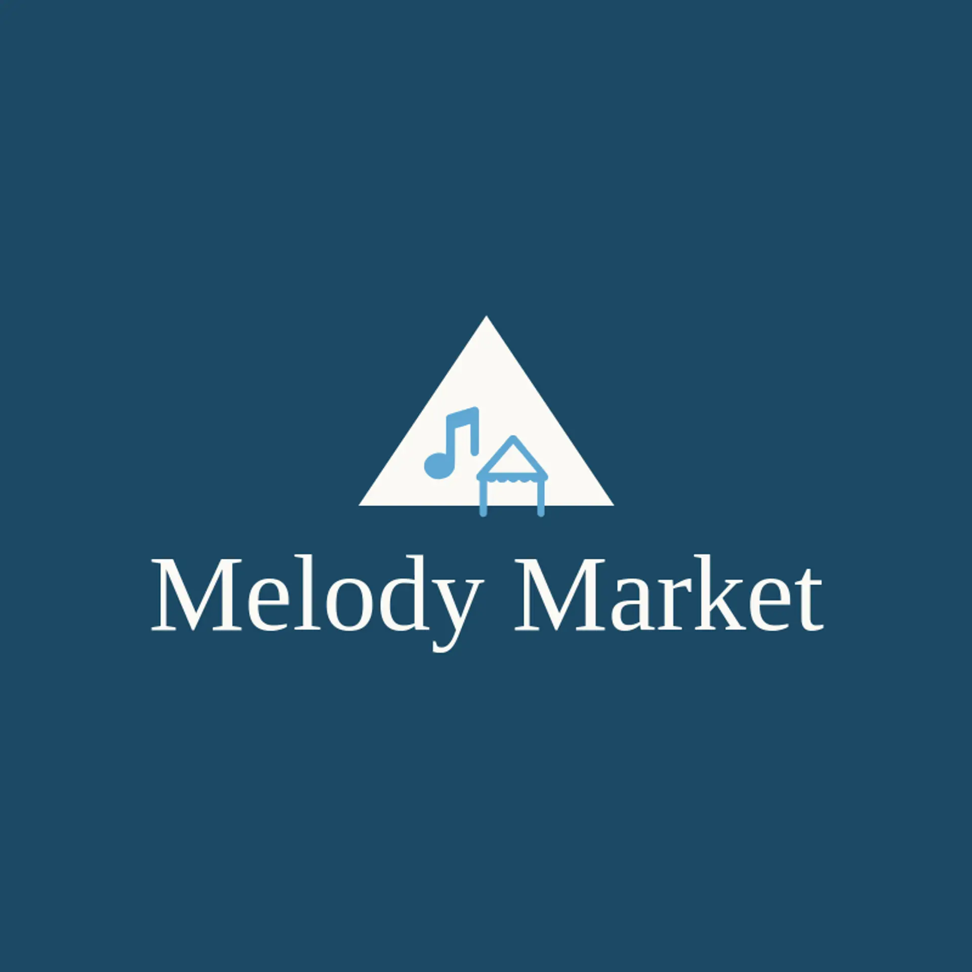 Melody Market logo for music note