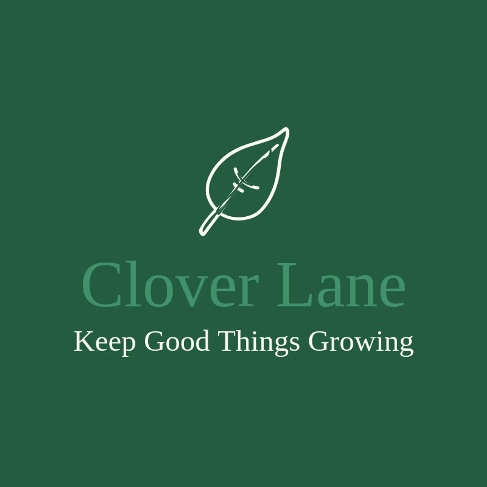 Clover Lane logo for spring
