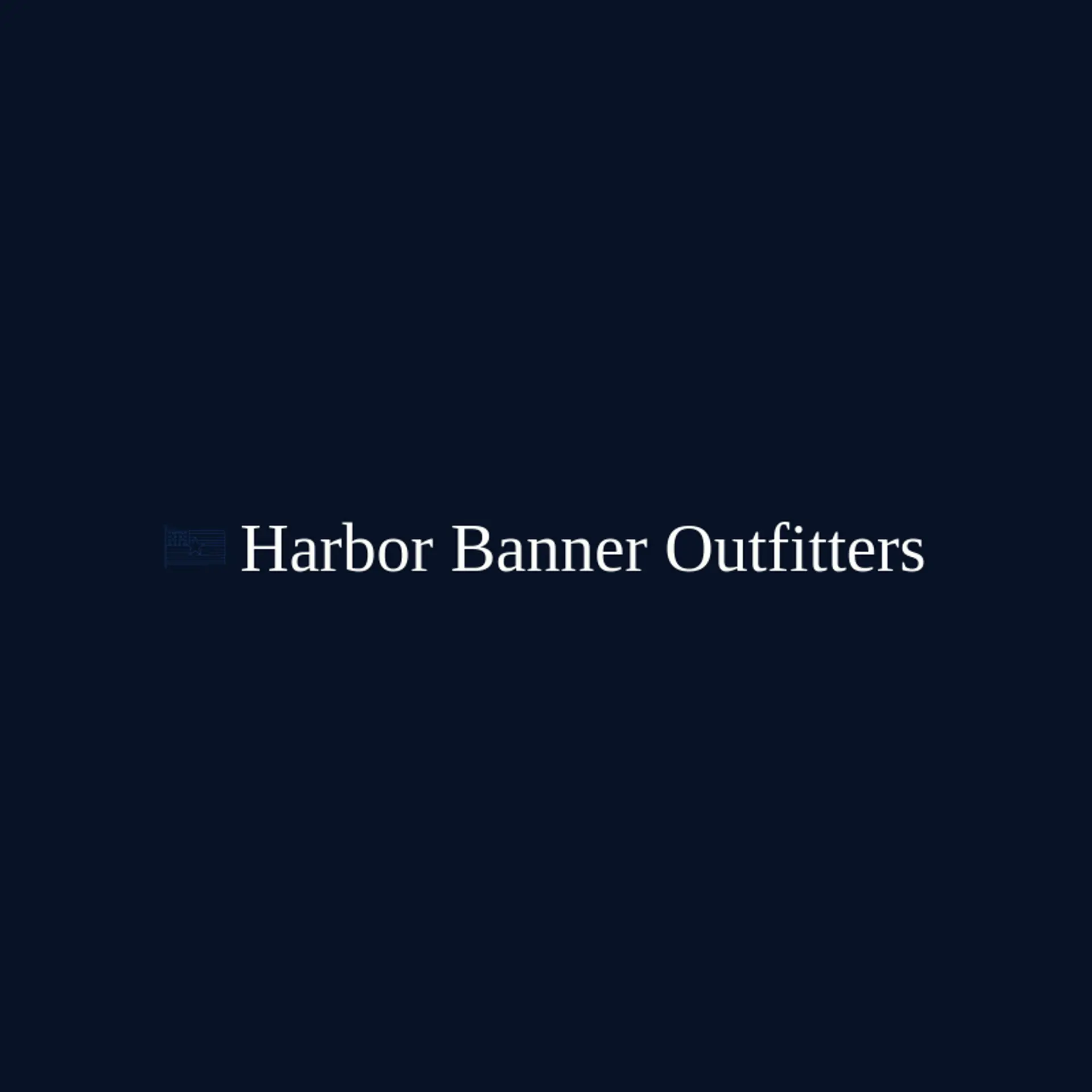 Harbor Banner Outfitters logo for patriot