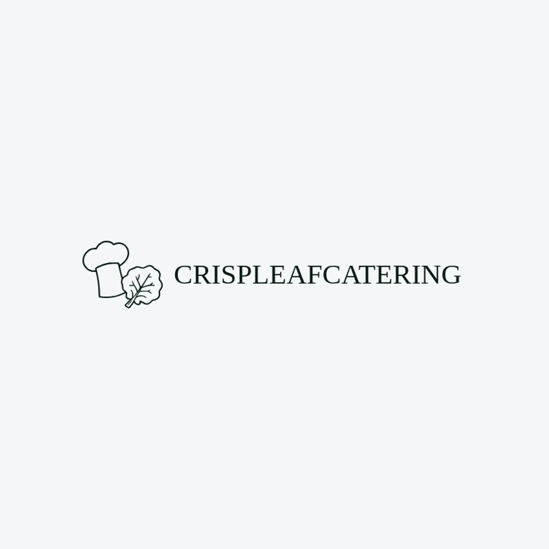 Crisp Leaf Catering logo for chef hat