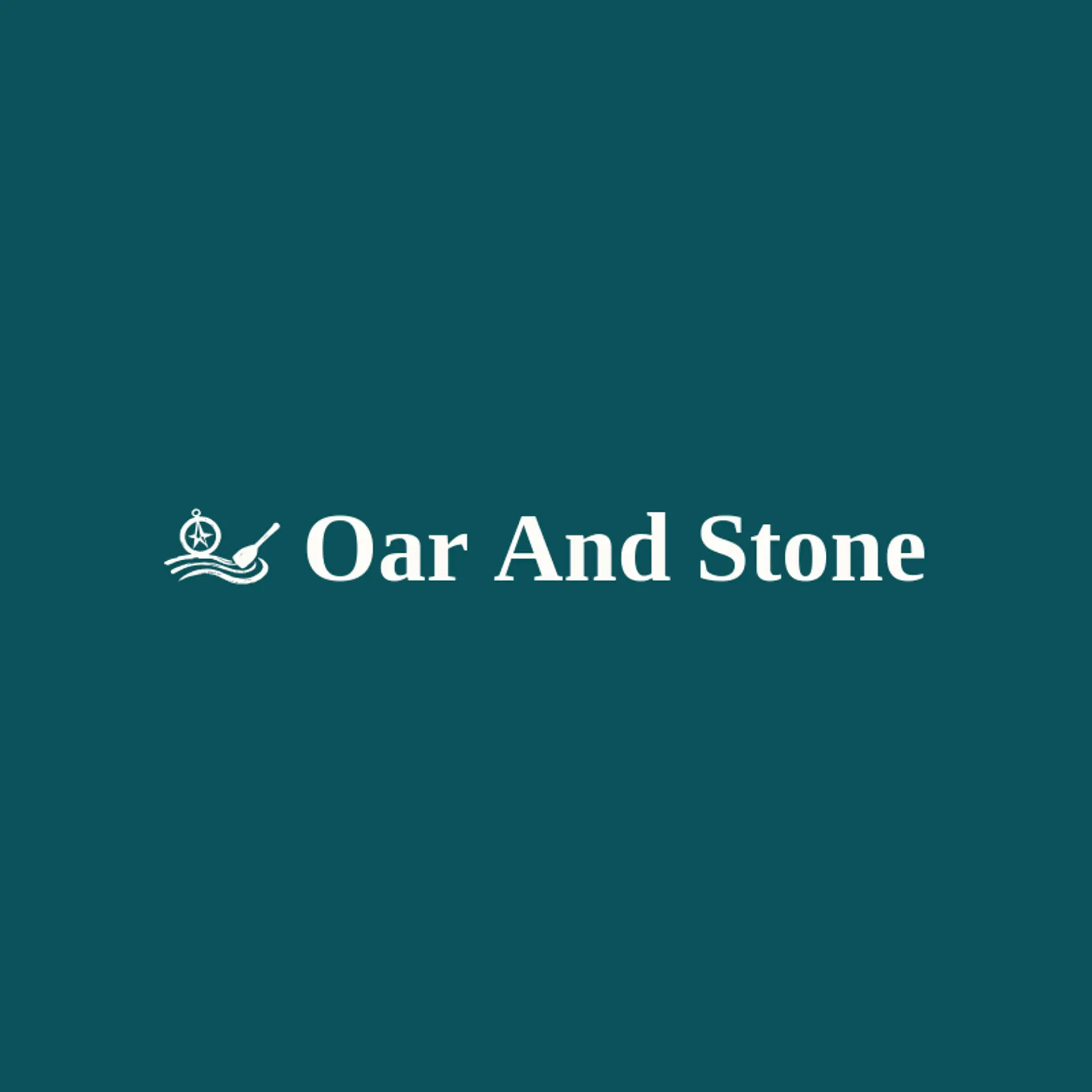 Oar And Stone logo for river