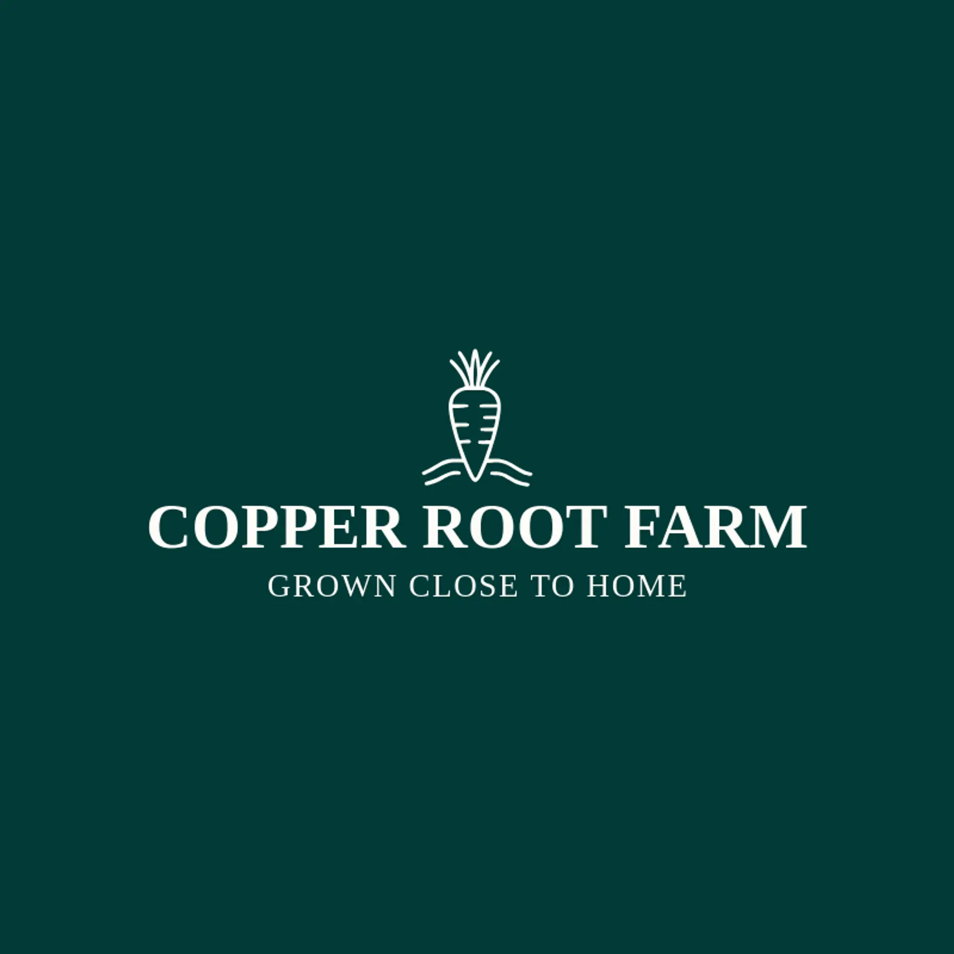 Copper Root Farm logo for carrot