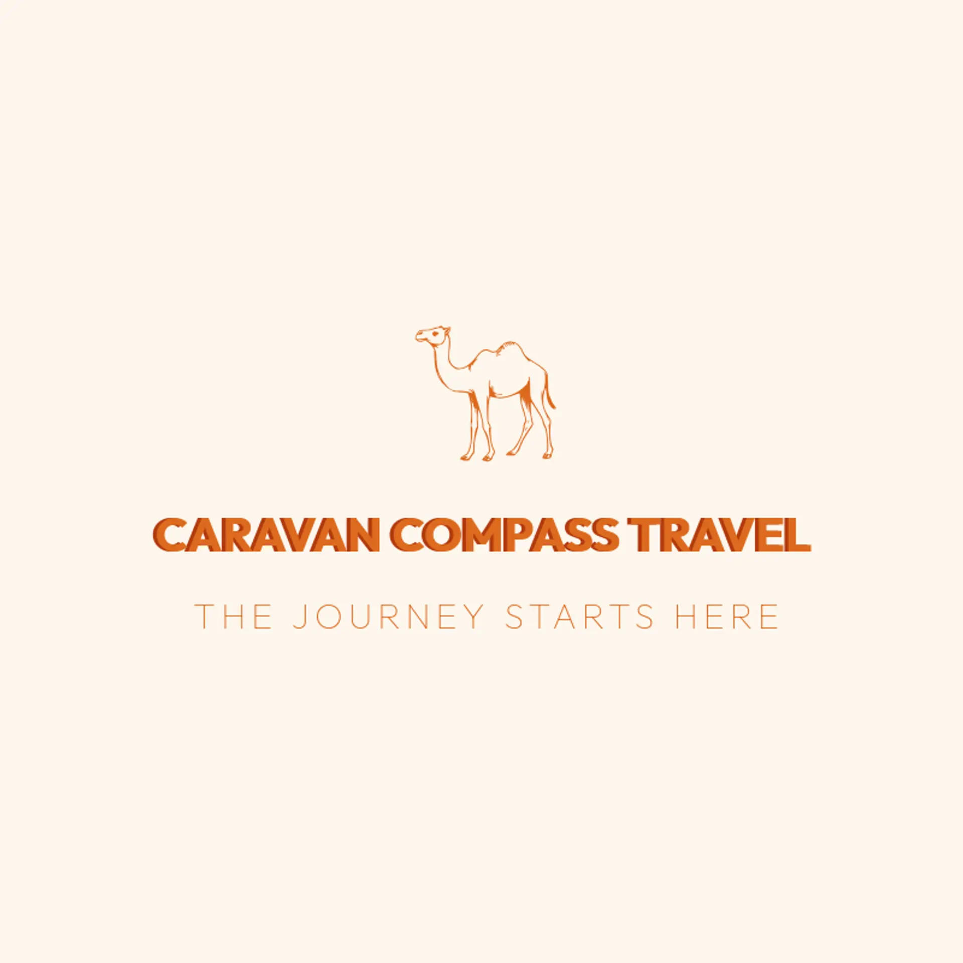 Caravan Compass Travel logo for camel