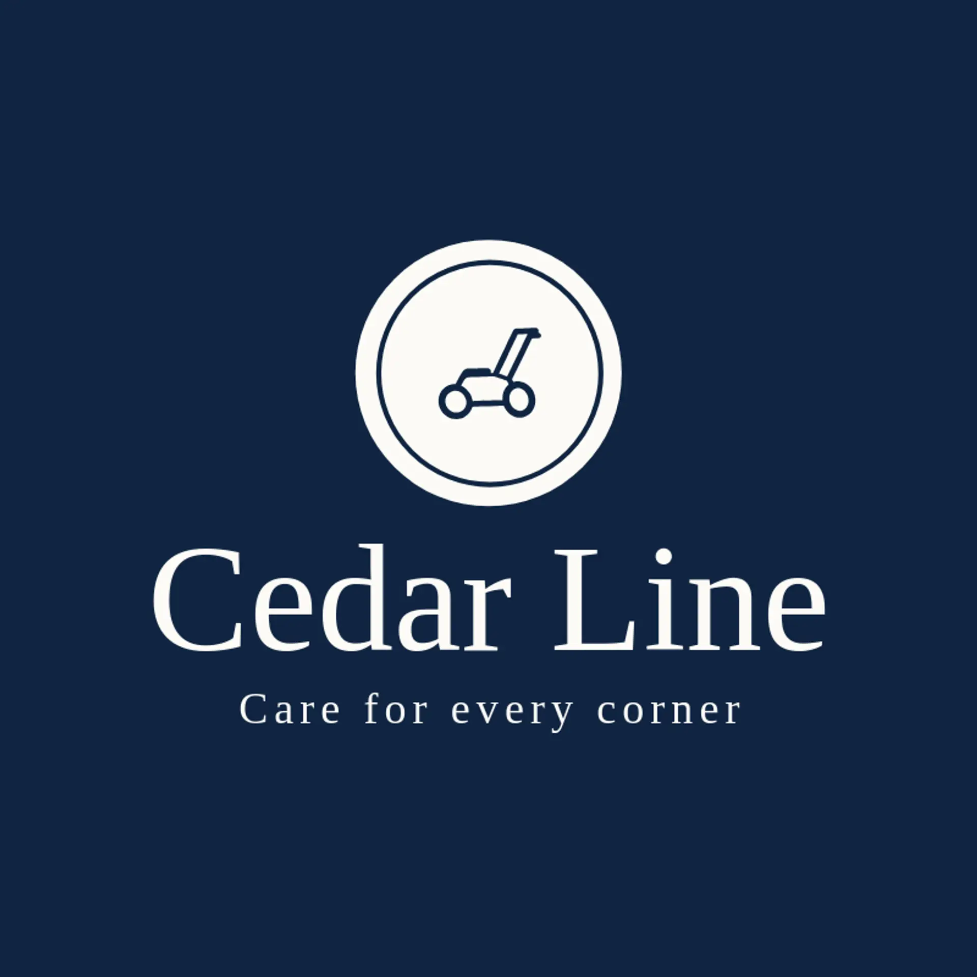 Cedar Line logo for landscape