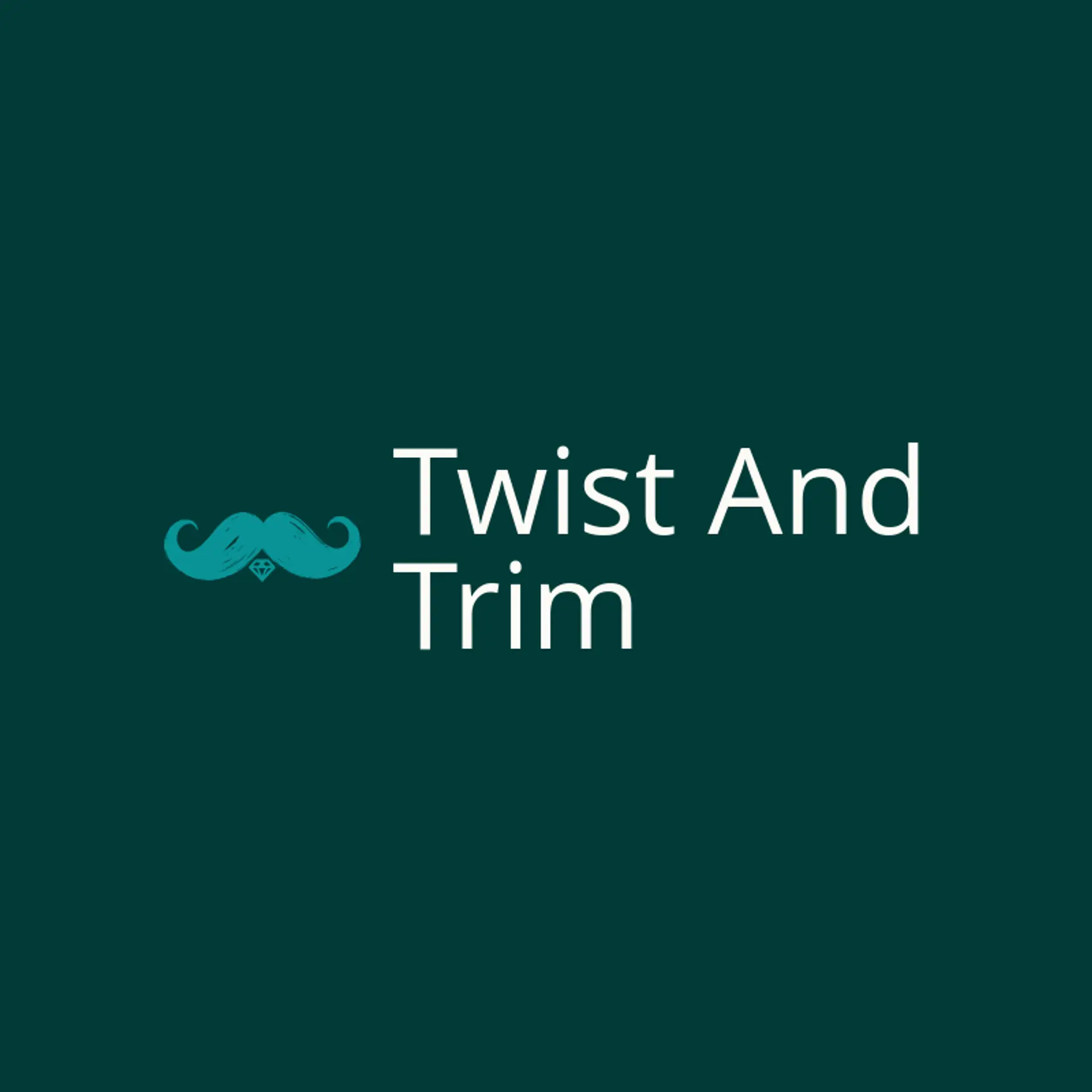 Twist And Trim logo for barbershop