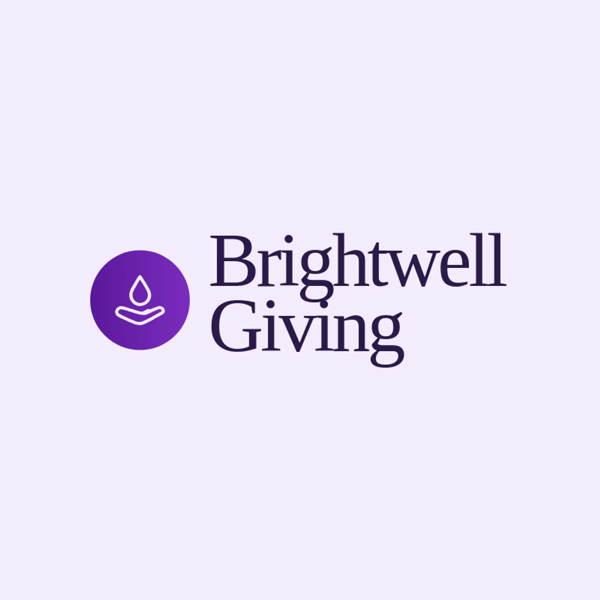 Brightwell Giving logo for donation