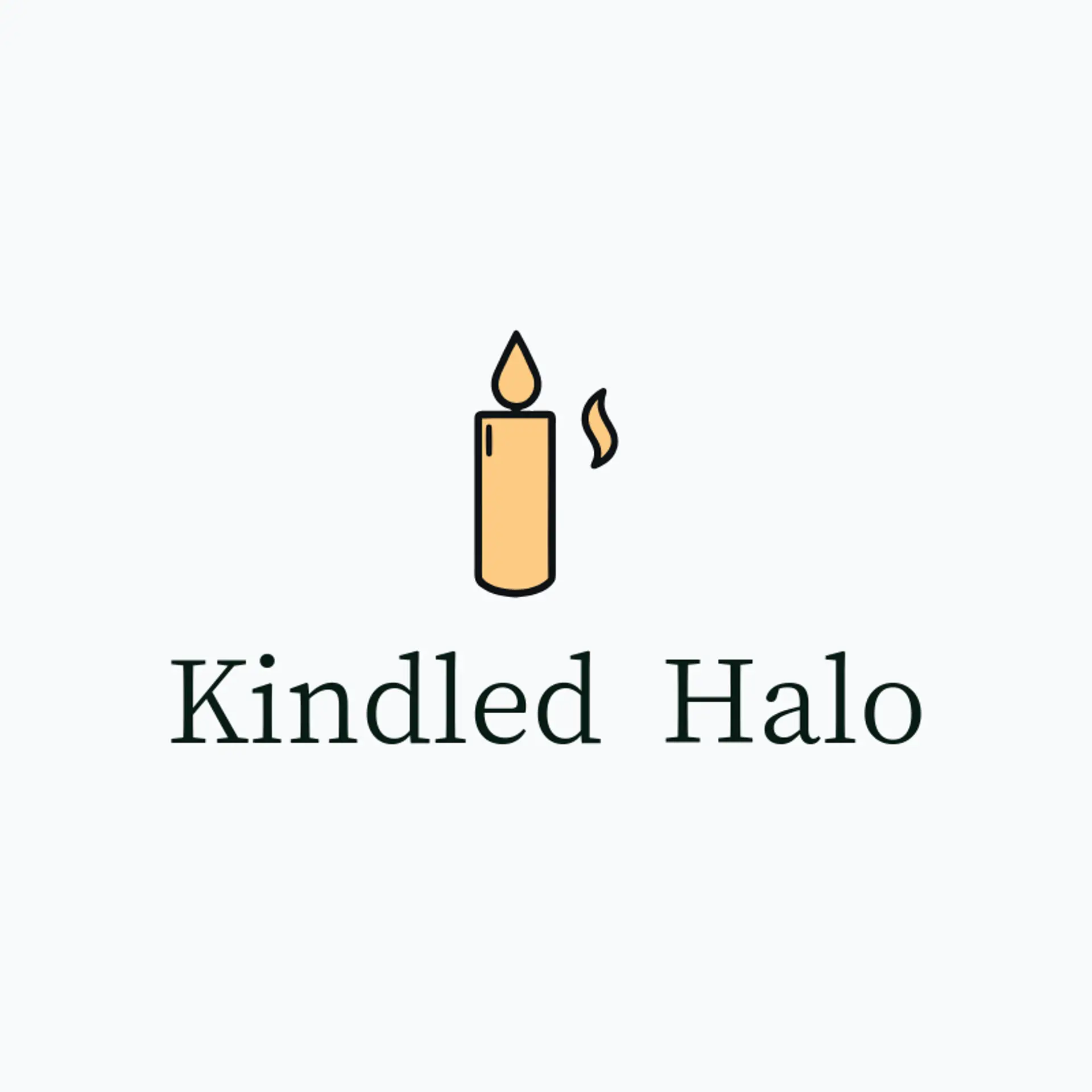 Kindled Halo logo for angel