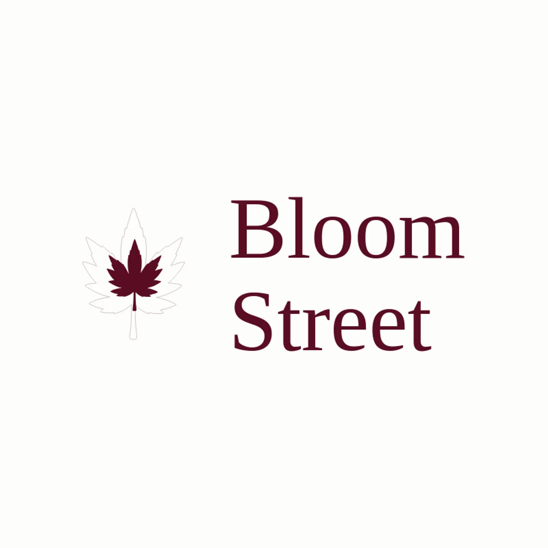 Bloom Street logo for marijuana