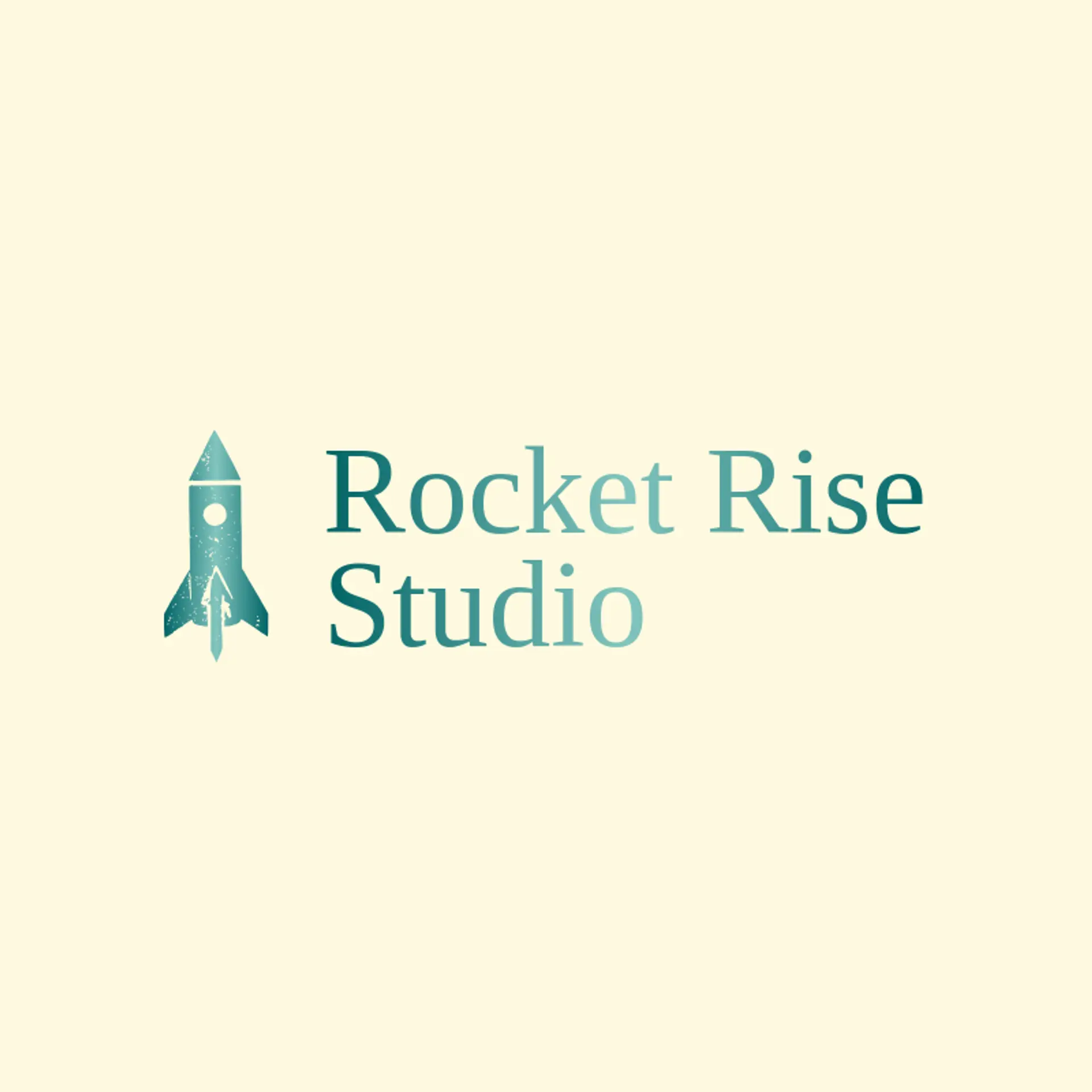 Rocket Rise Studio logo for launch