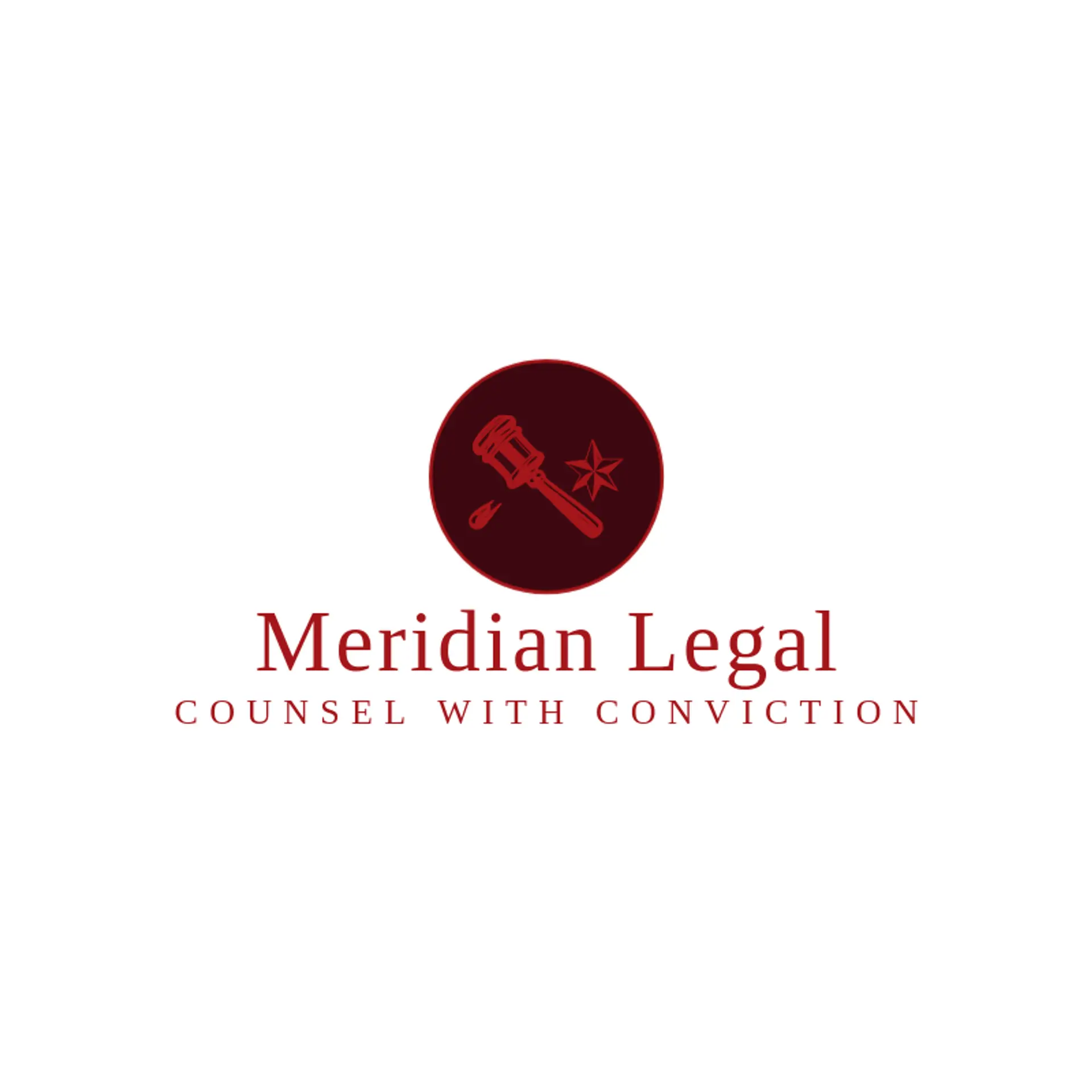Meridian Legal logo for legal services