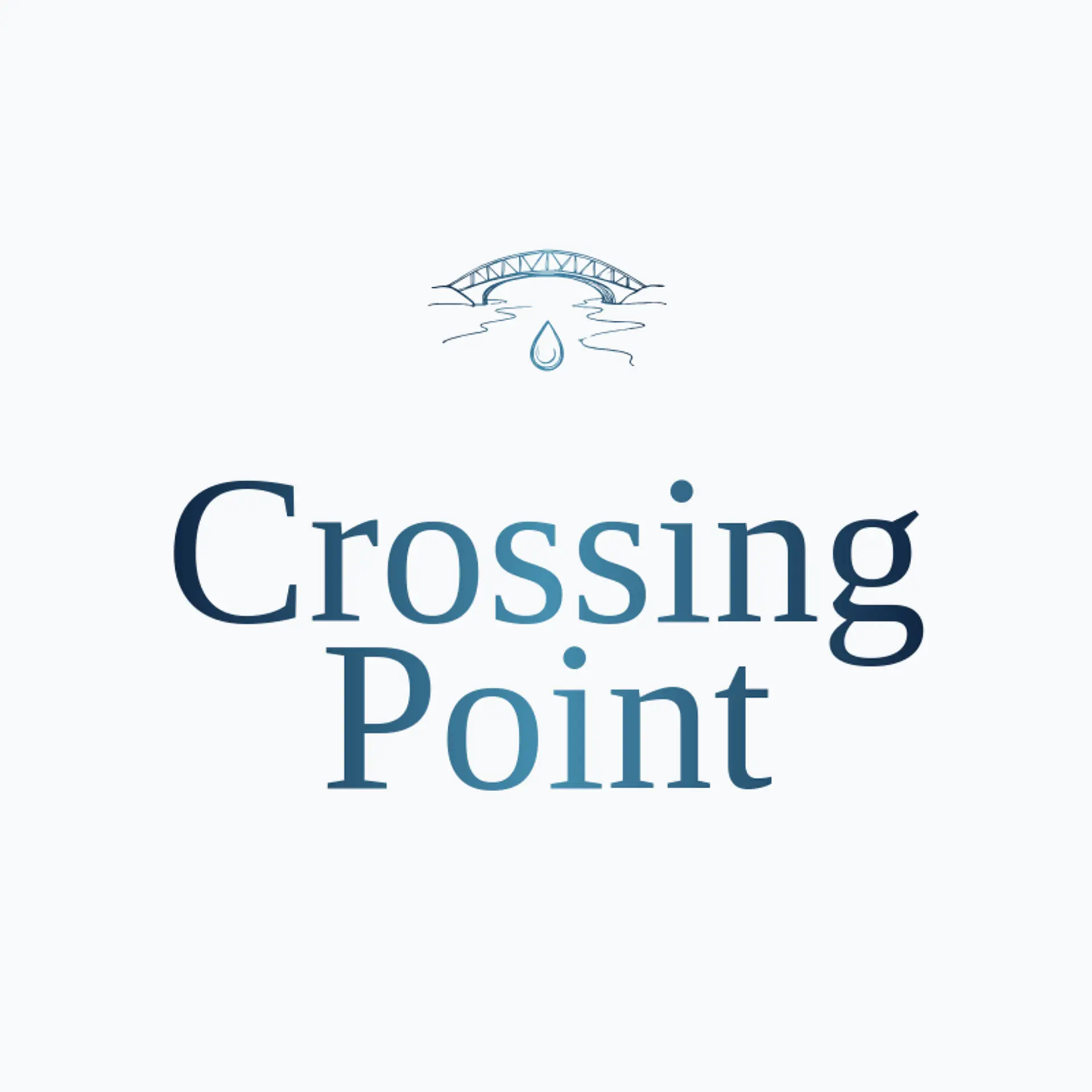Crossing Point logo for river