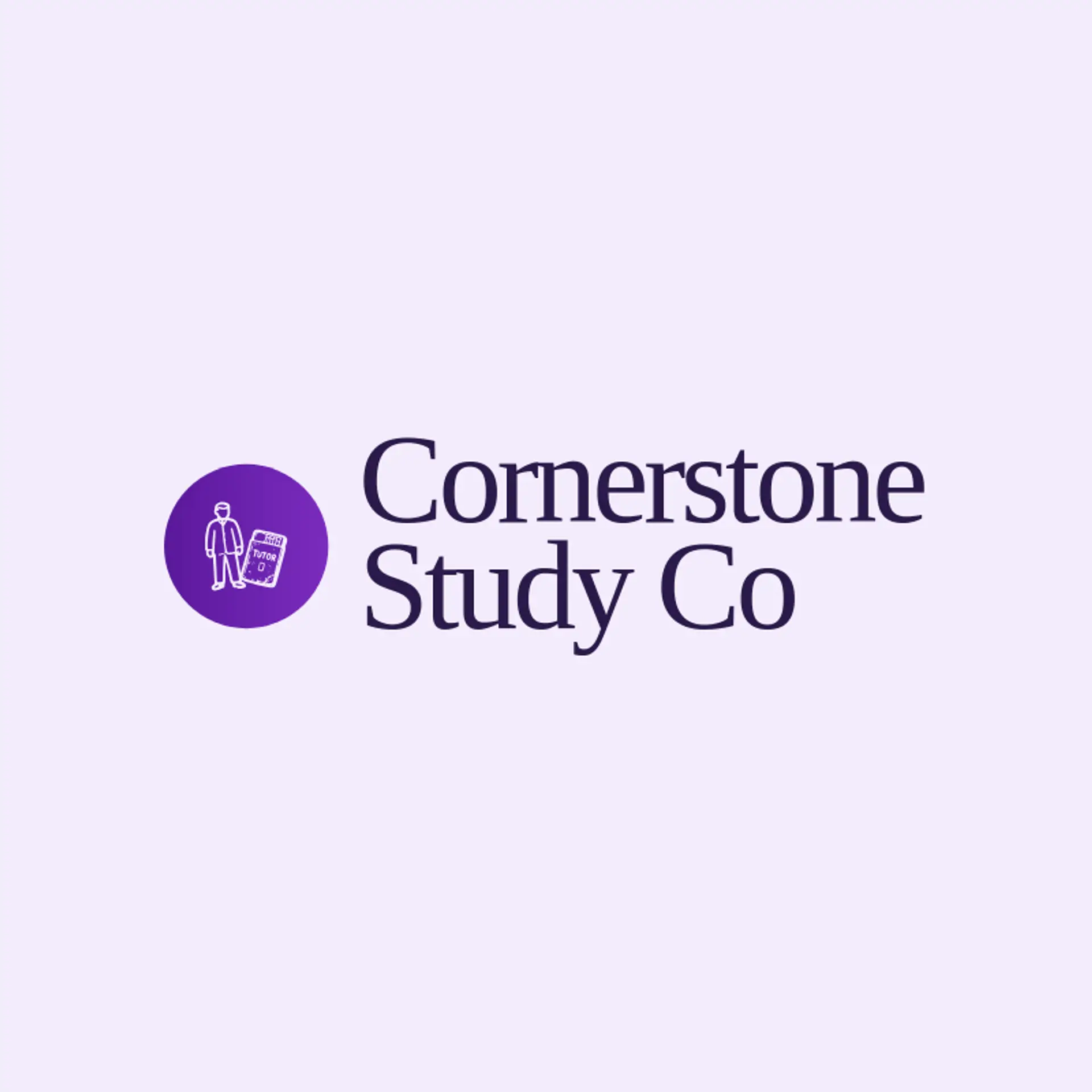 Cornerstone Study Co logo for tutor