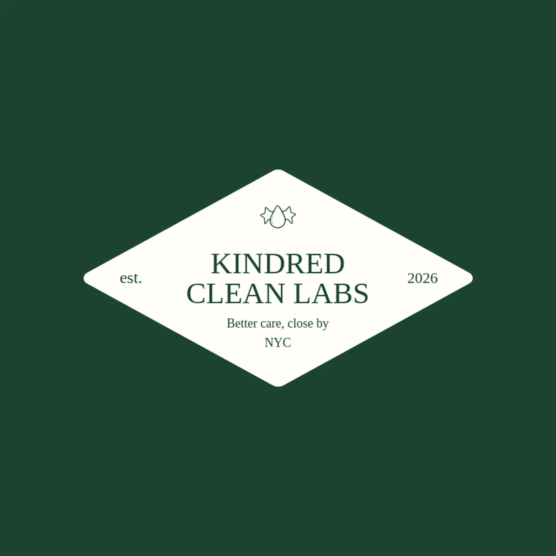 Kindred Clean Labs logo for hand sanitizer