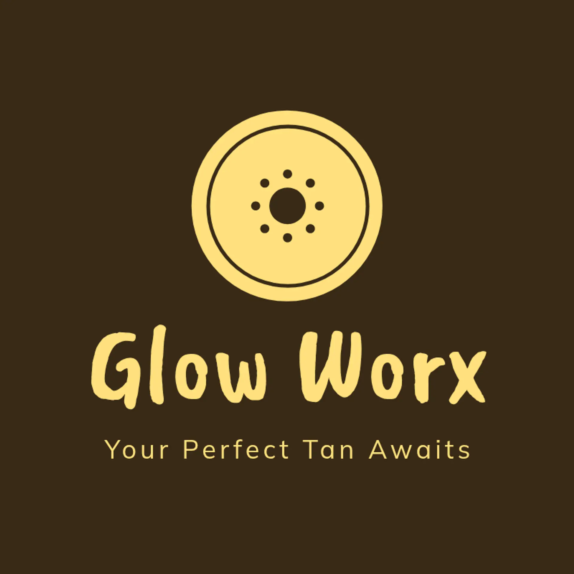 Glow Worx logo for tanning salon