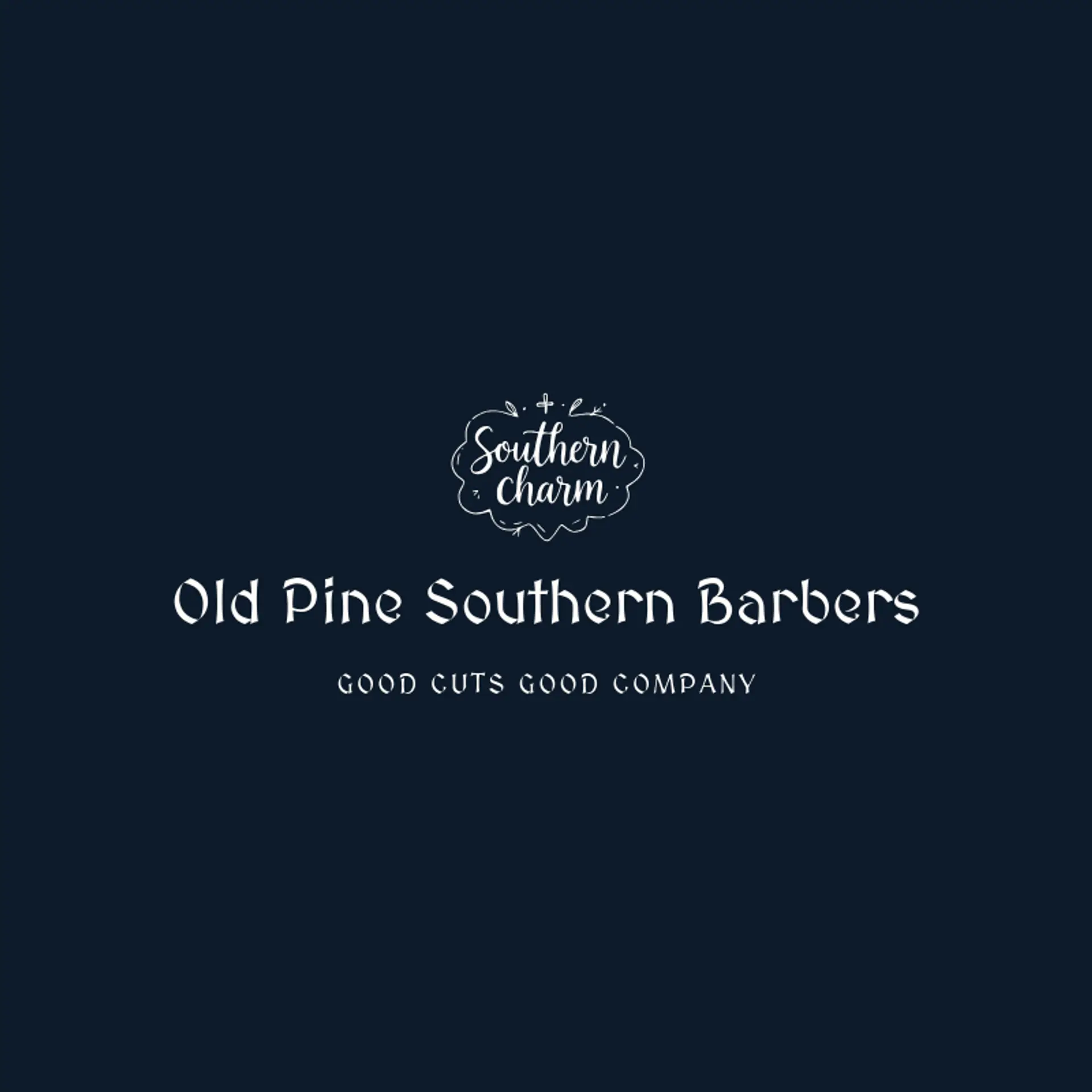 Old Pine Southern Barbers logo for southern