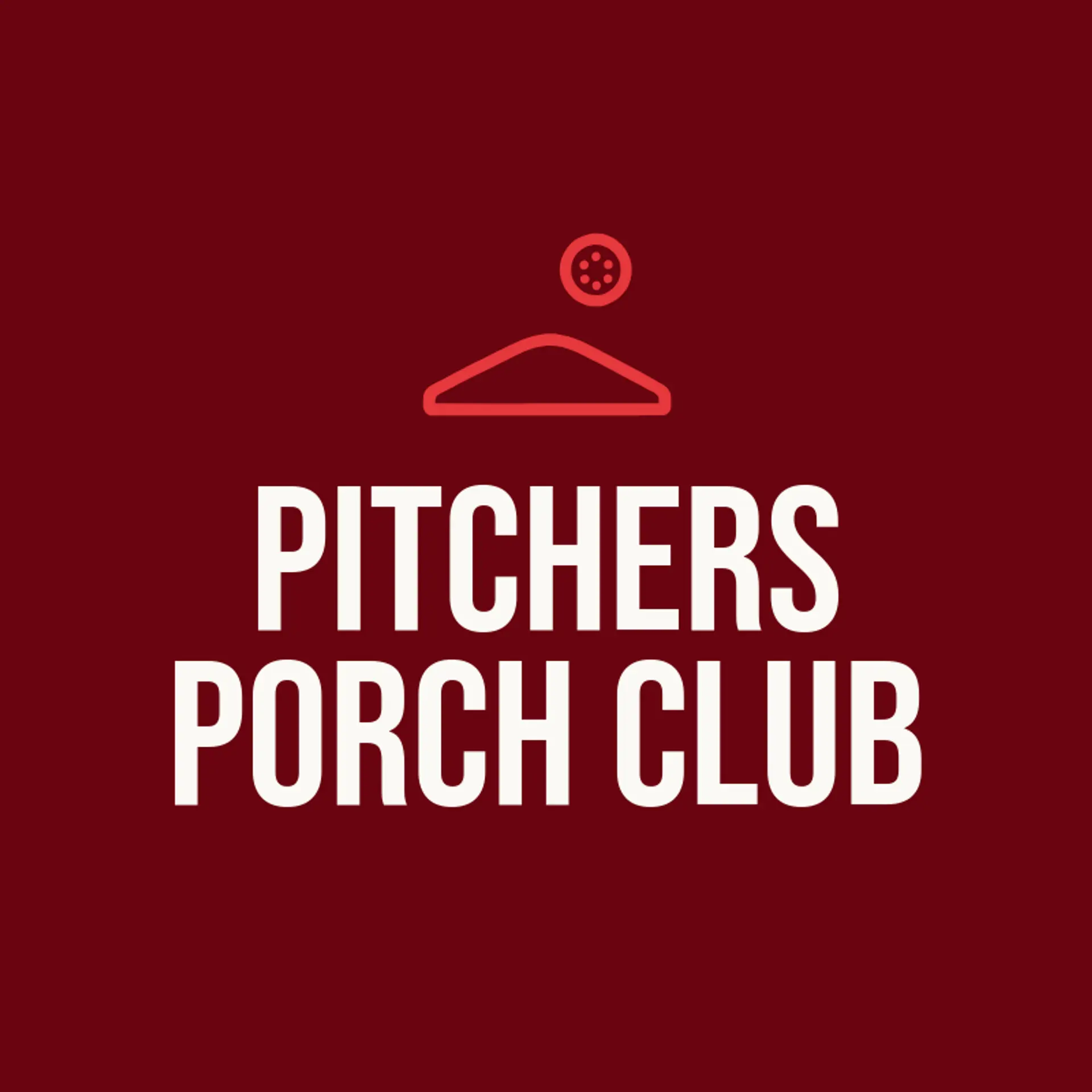 Pitchers Porch Club logo for wiffleball