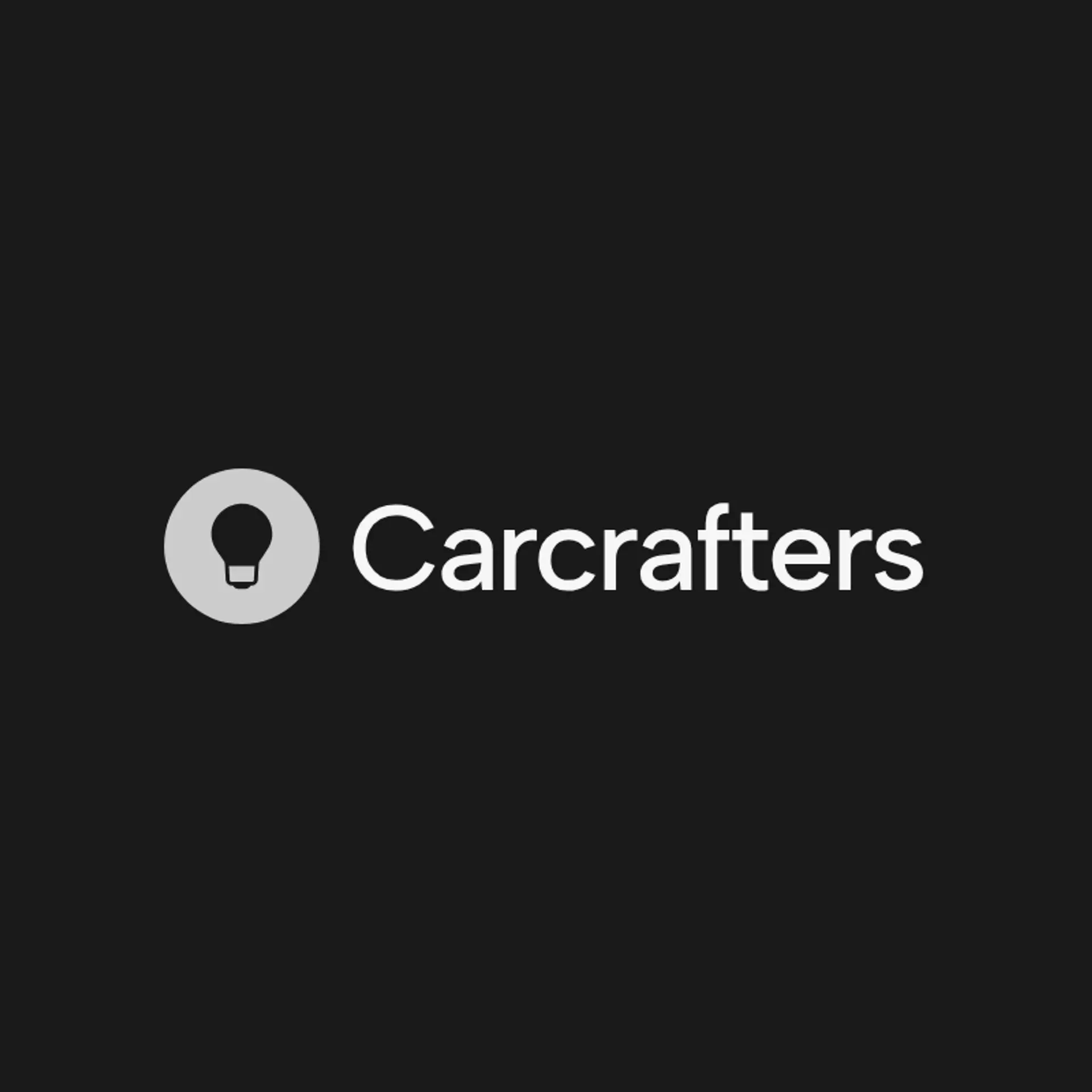 CarCrafters logo for car photography