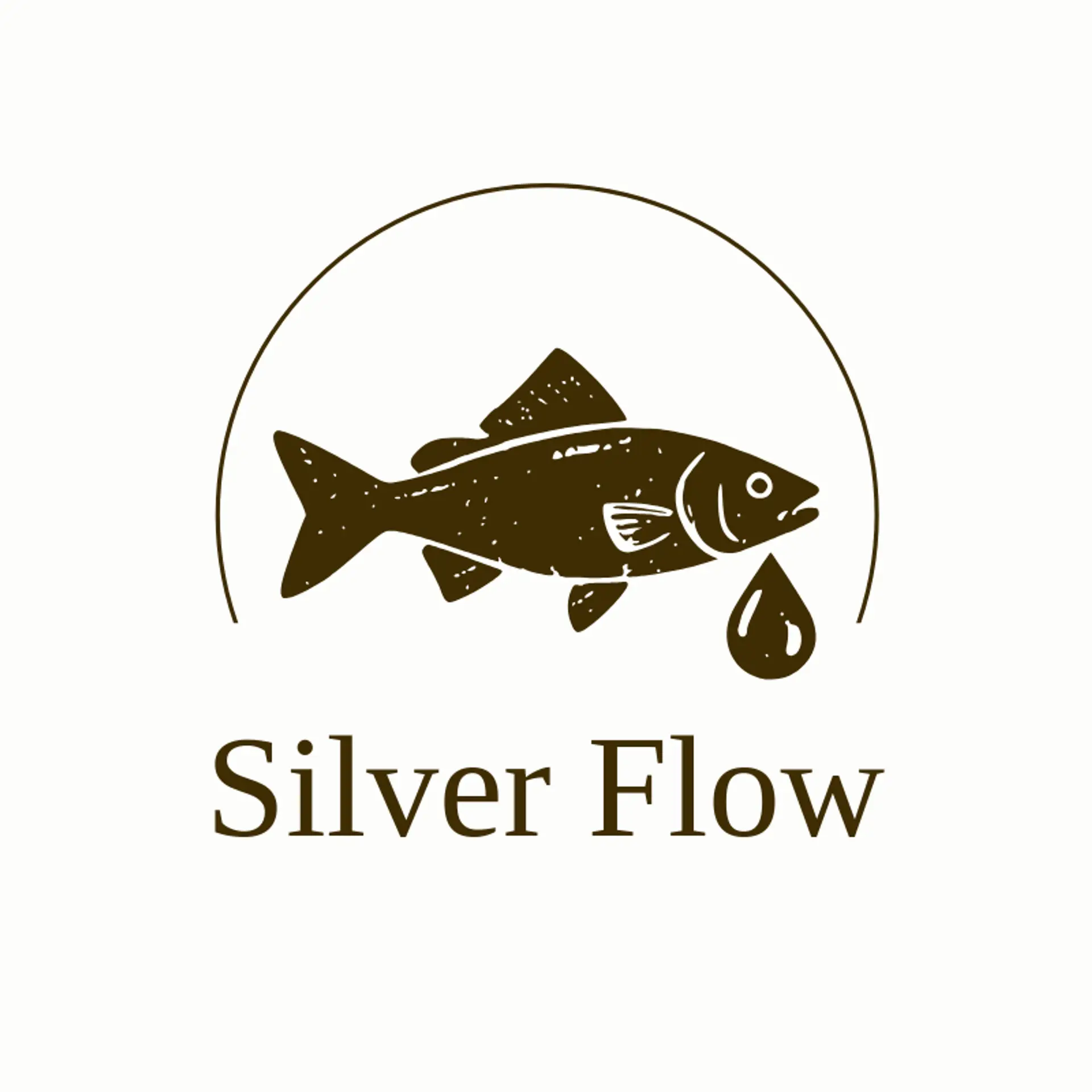 Silver Flow logo for river