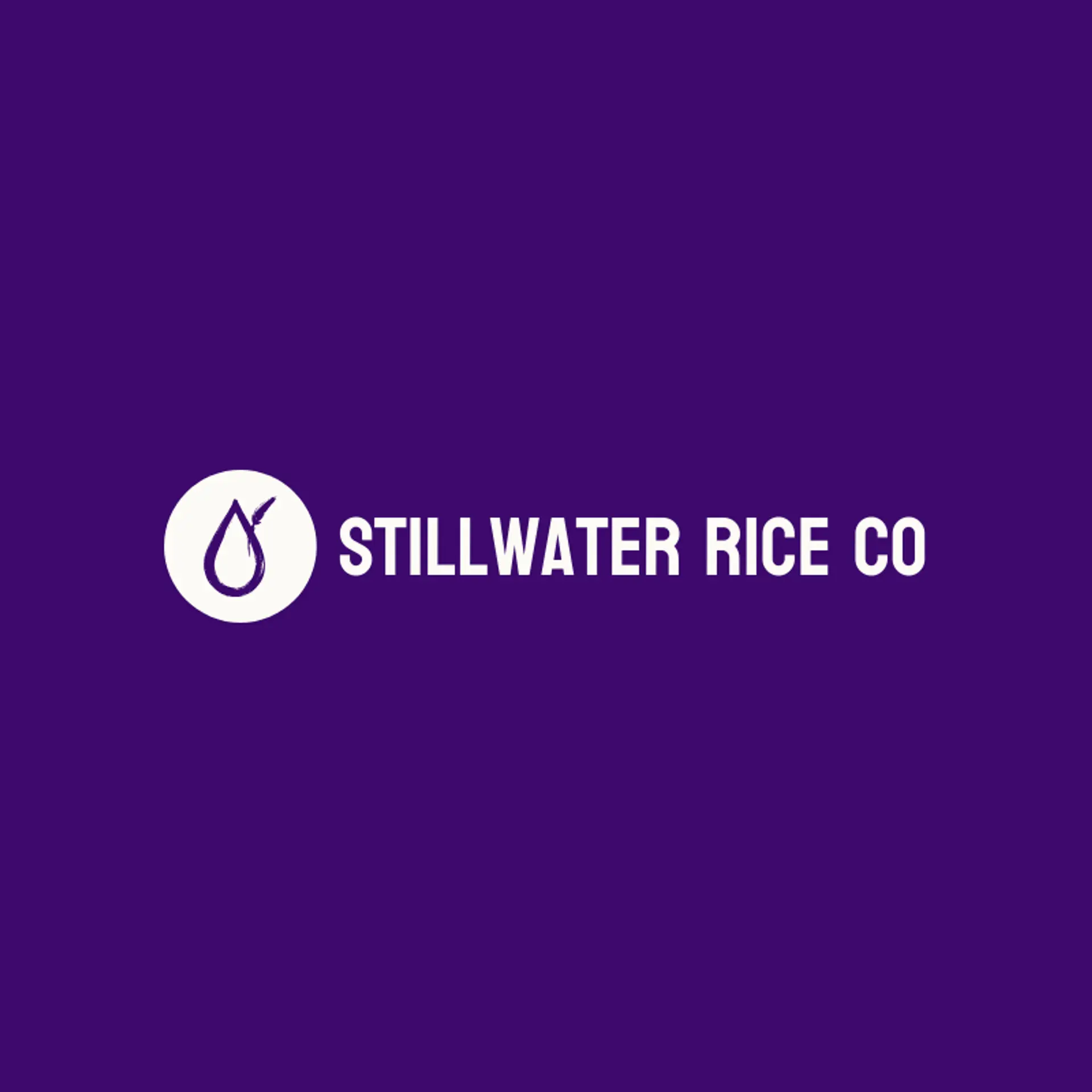Stillwater Rice Co logo for rice