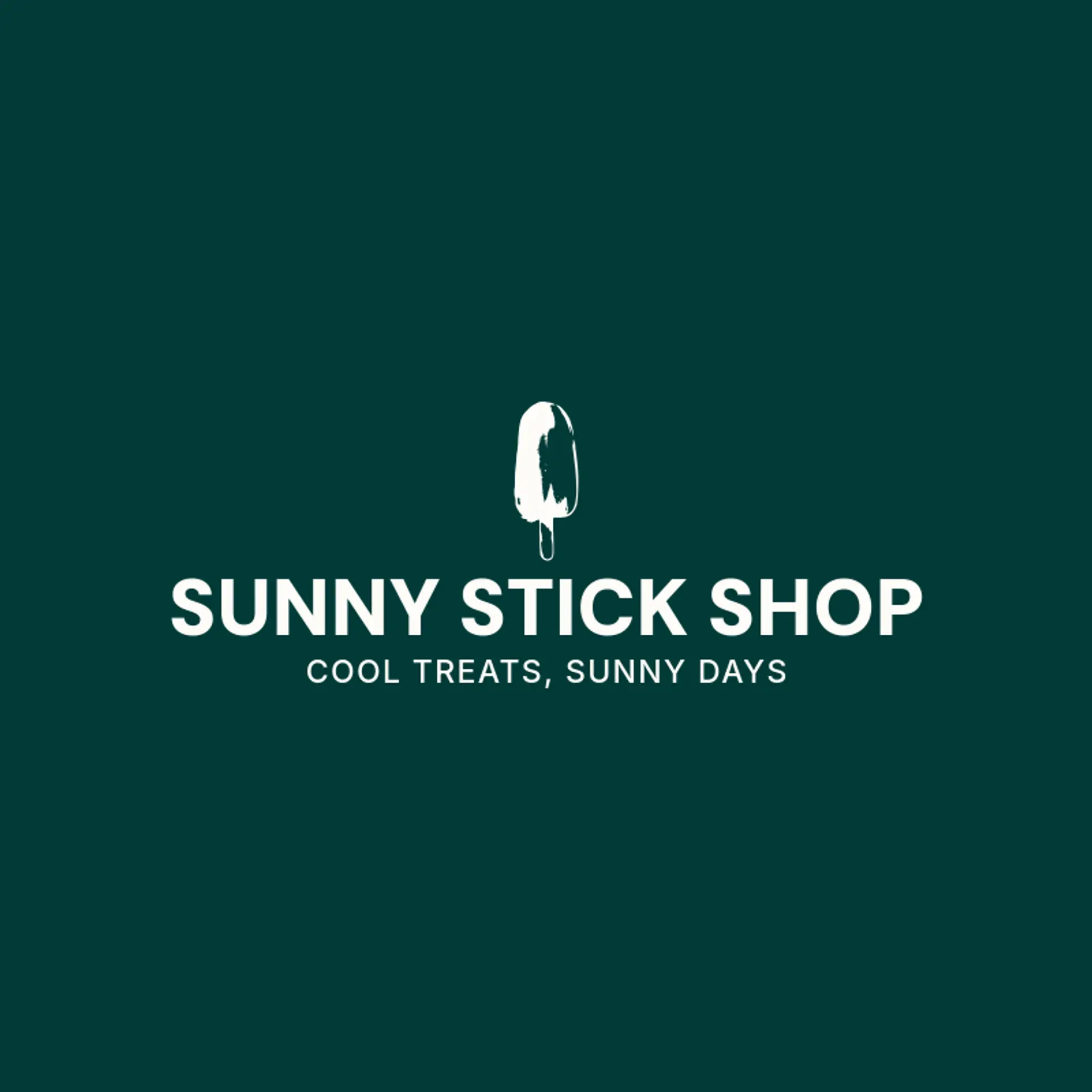 Sunny Stick Shop logo for popsicle
