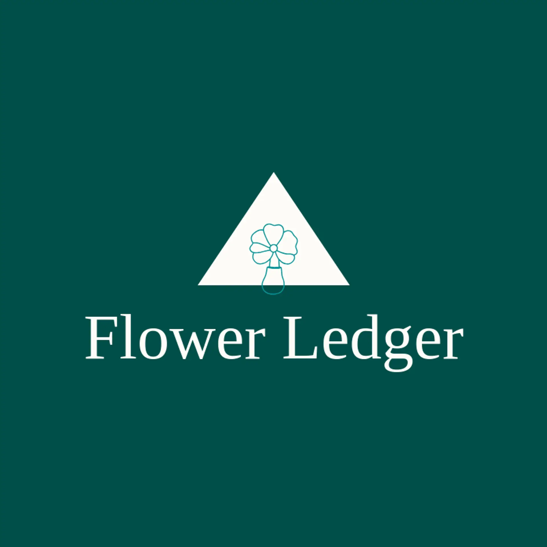 Flower Ledger logo for bloom