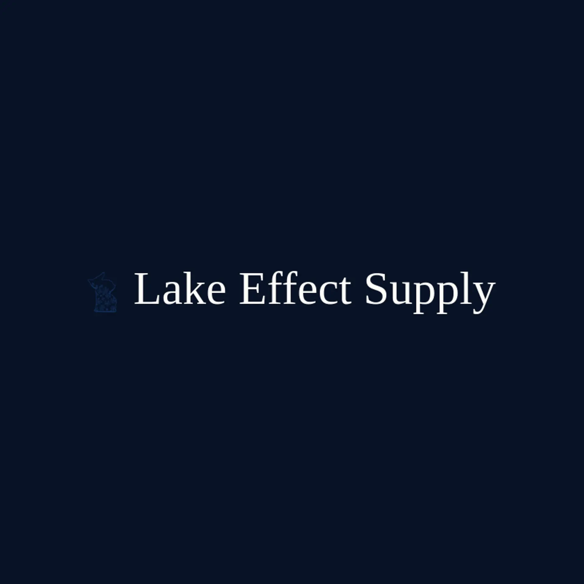 Lake Effect Supply logo for michigan