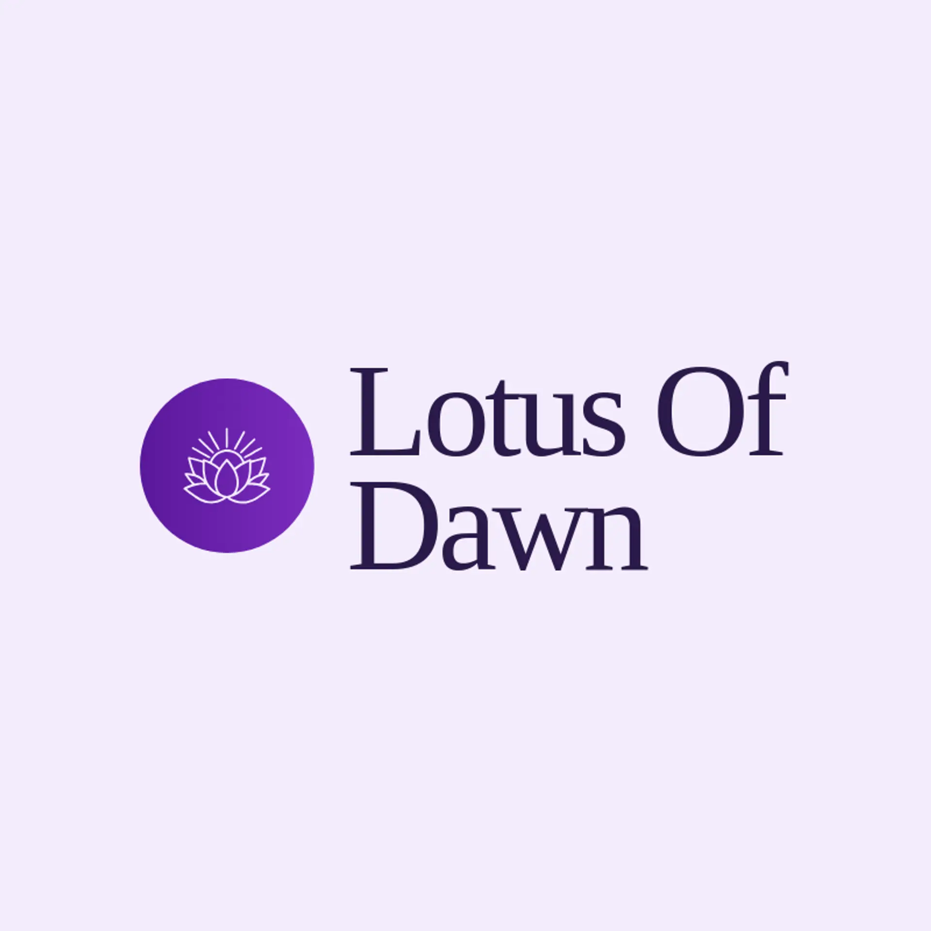 Lotus of Dawn logo for buddhism