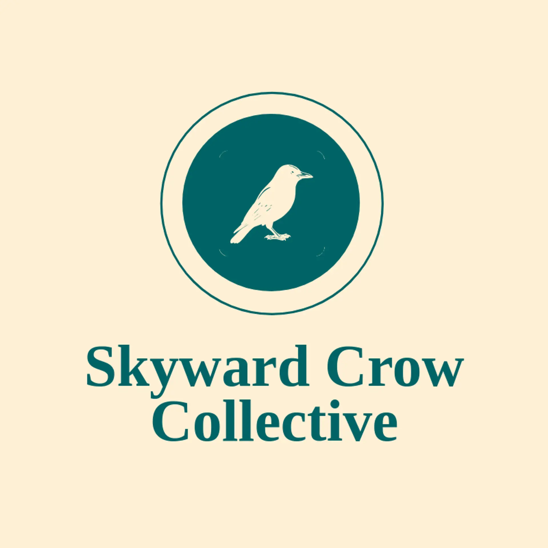 Skyward Crow Collective logo for hood