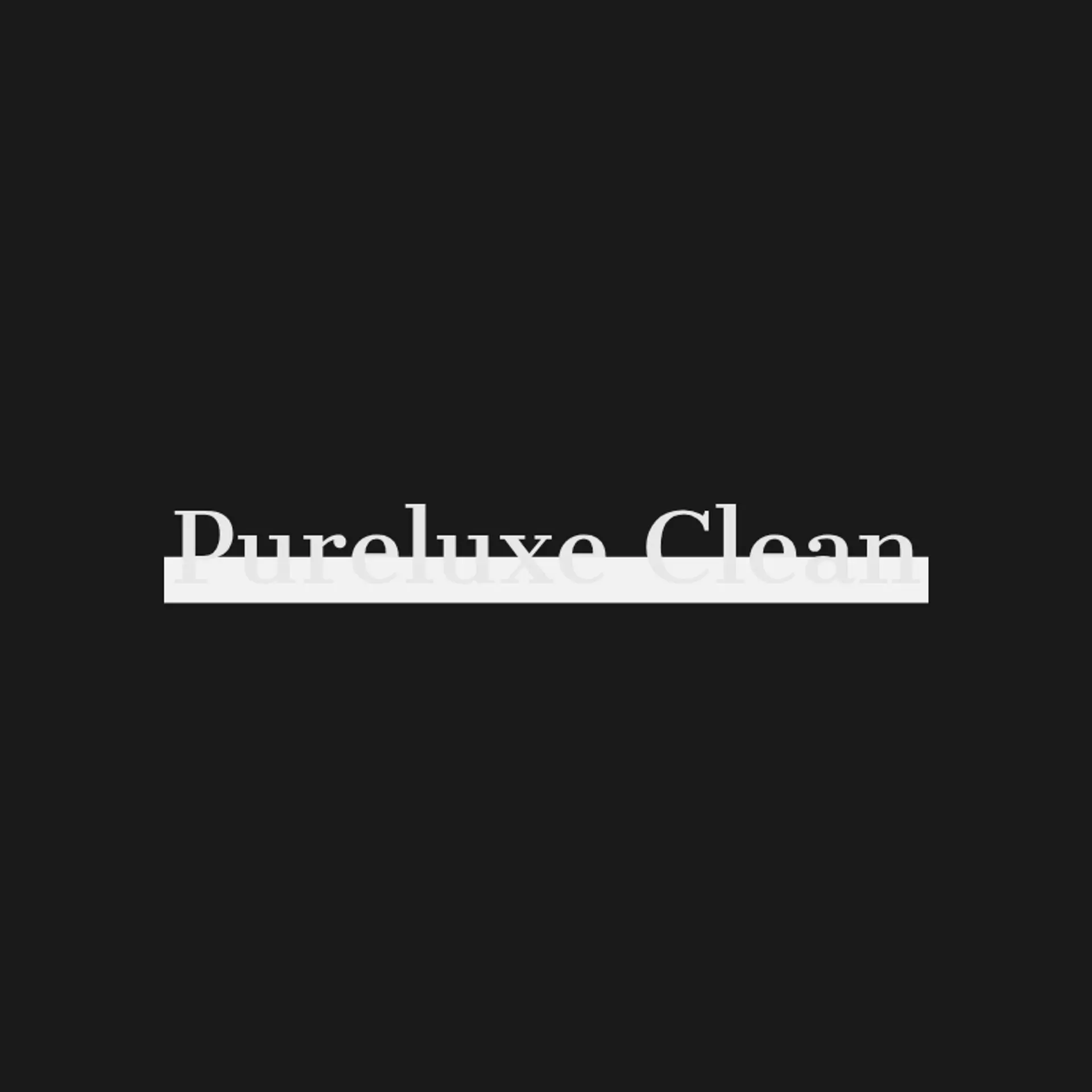 PureLuxe Clean logo for carpet cleaning
