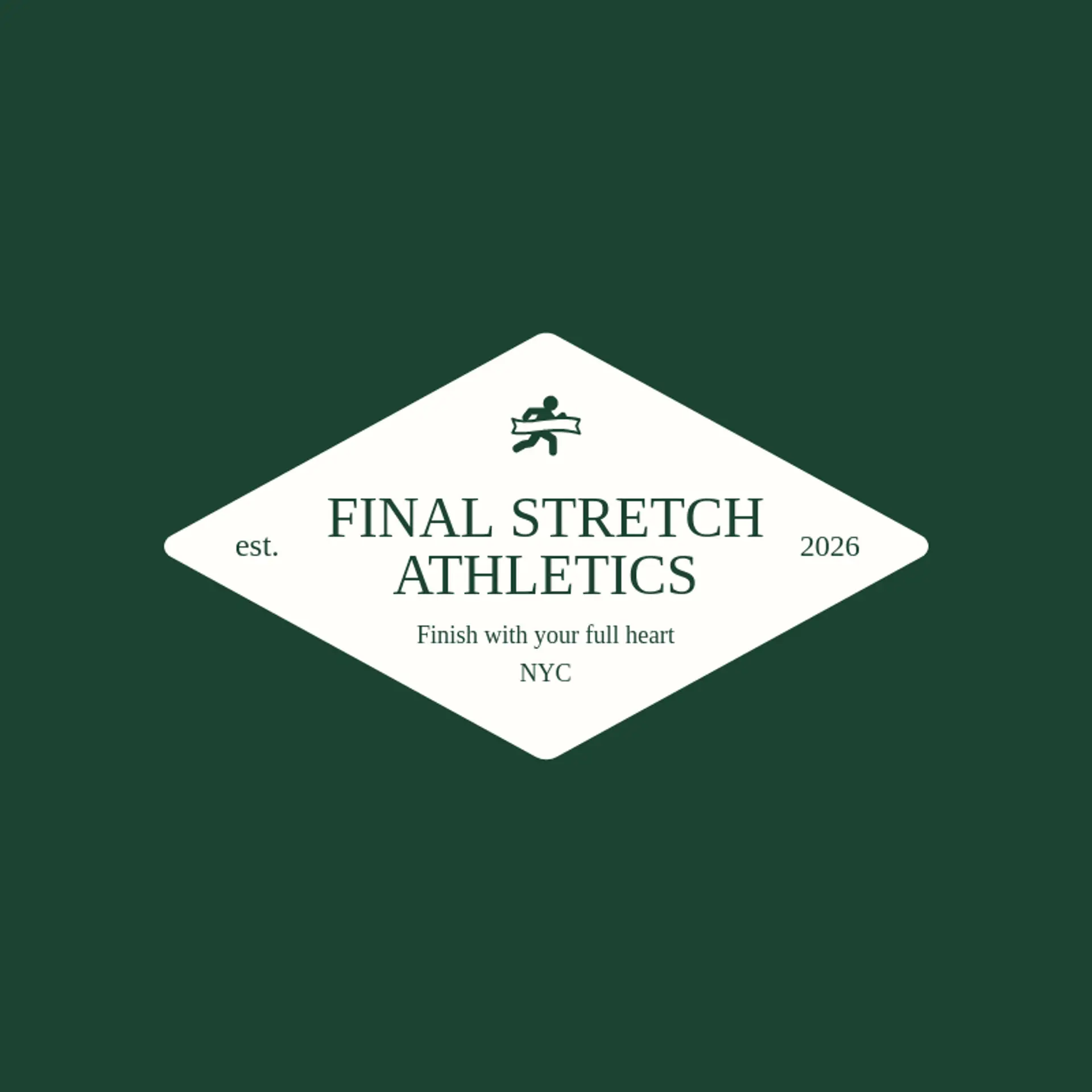 Final Stretch Athletics logo for runner