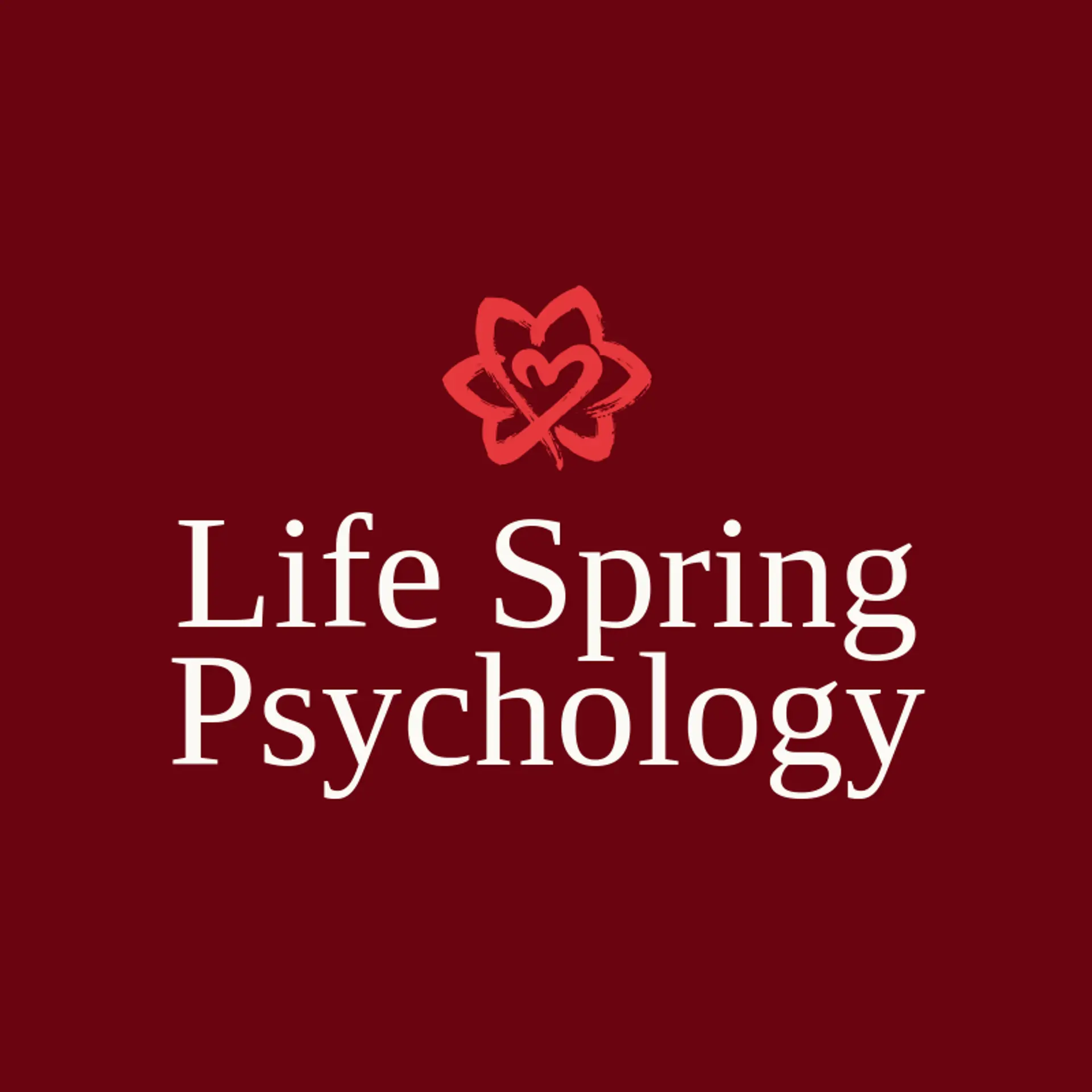 Life Spring Psychology logo for psychologist