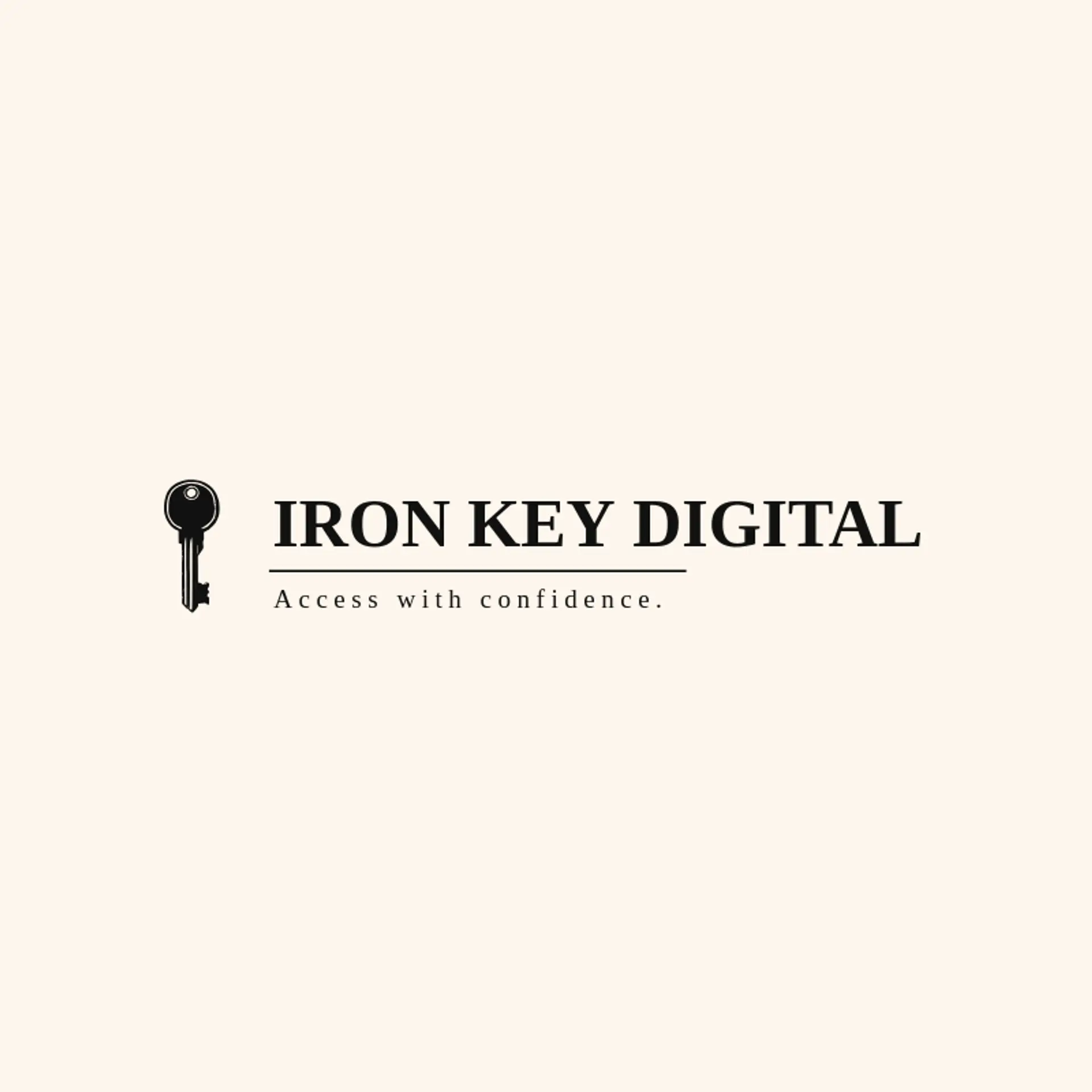 Iron Key Digital logo for cyber
