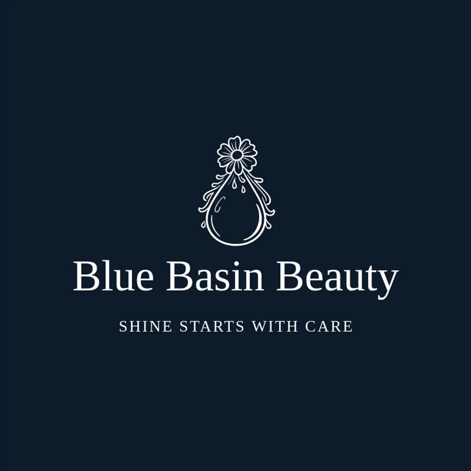 Blue Basin Beauty logo for hair