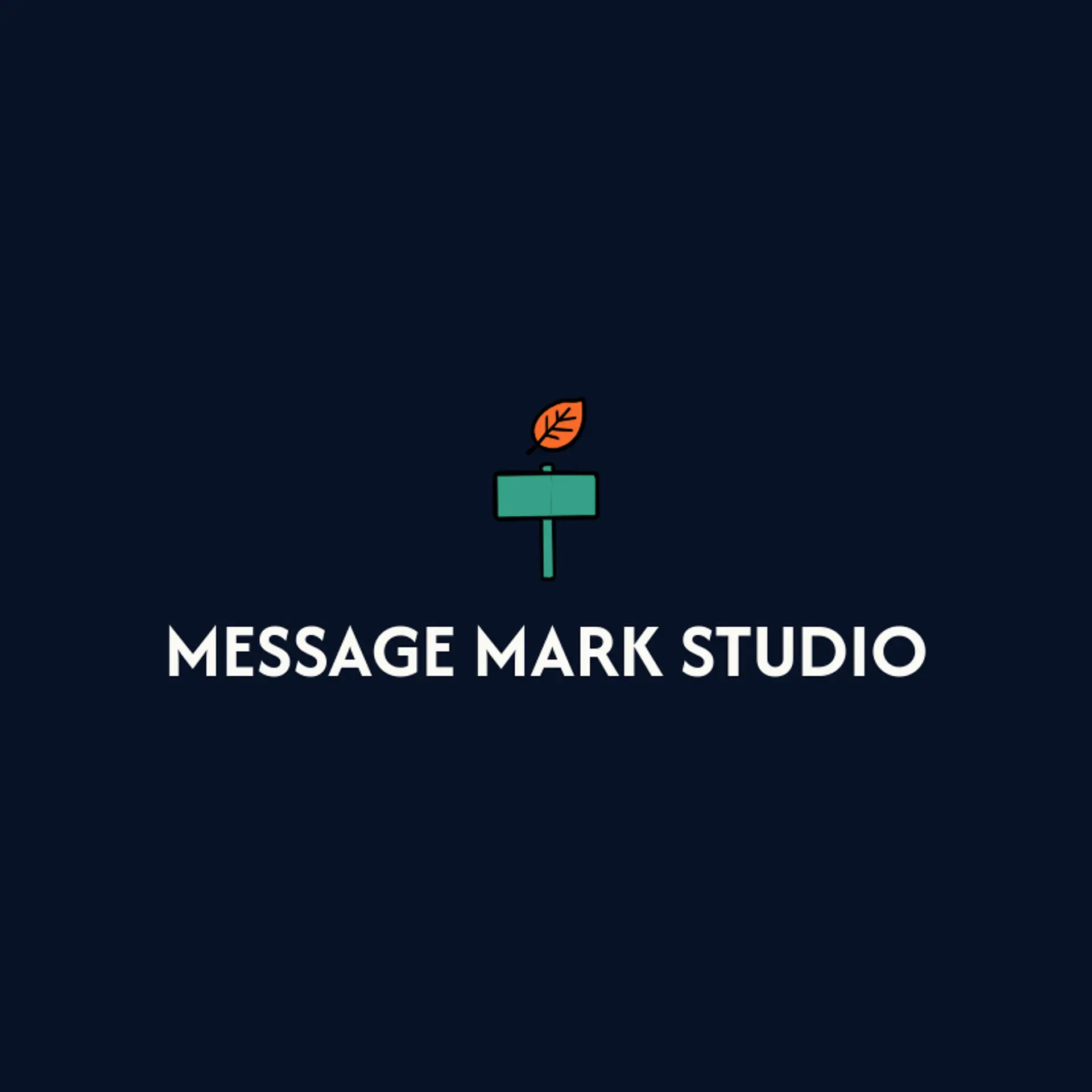 Message Mark Studio logo for post