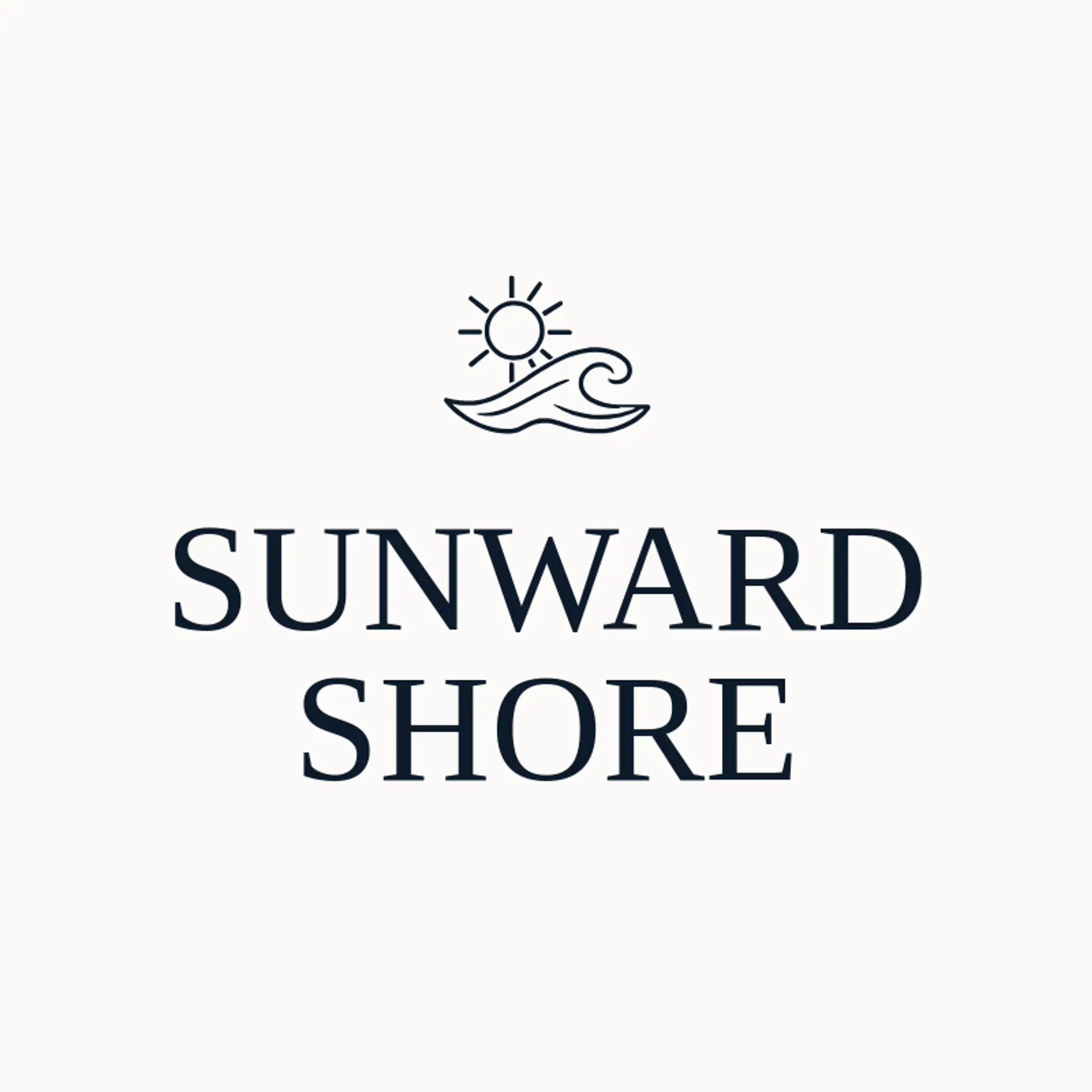 Sunward Shore logo for beach